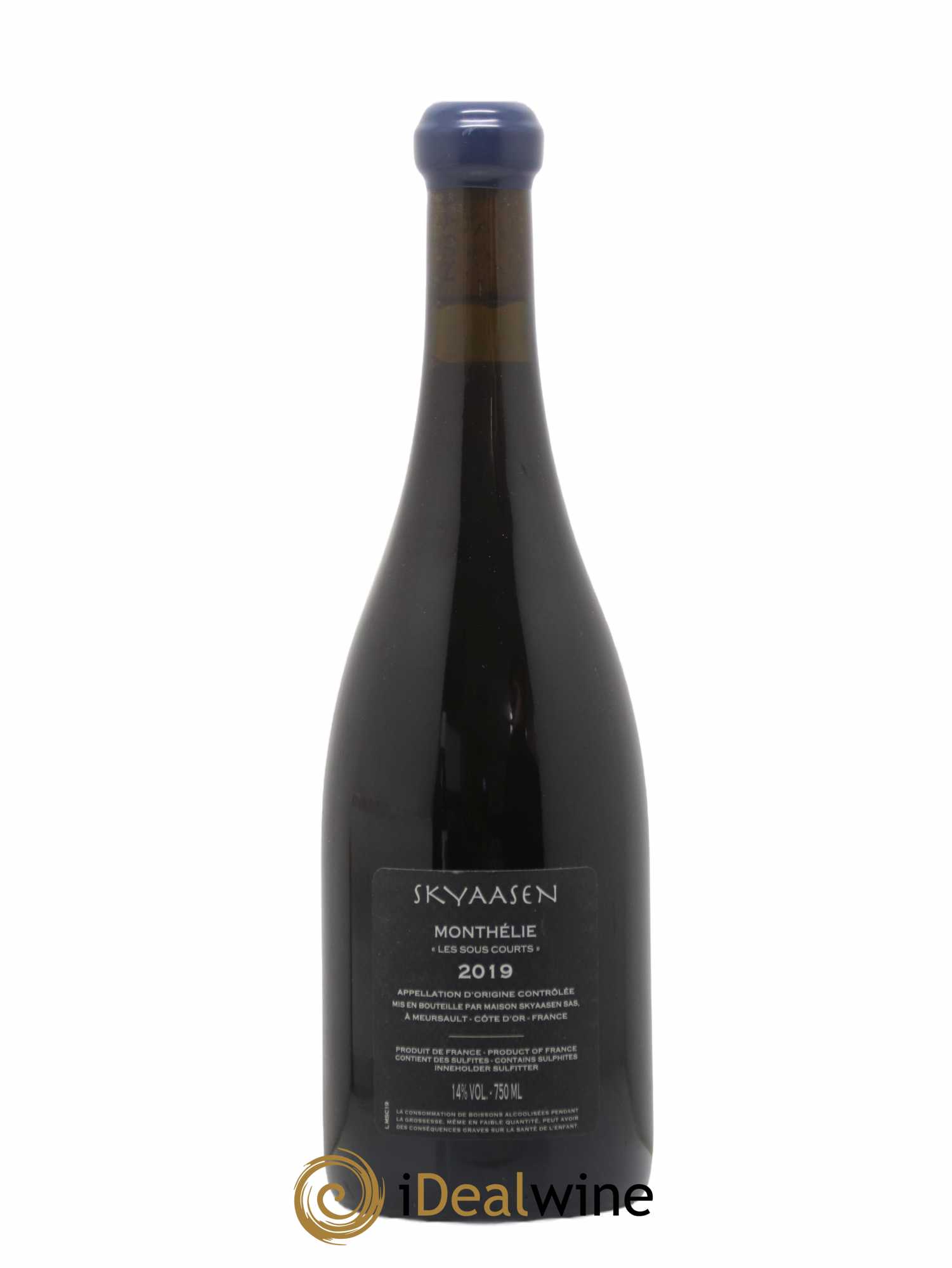 Monthélie Les Sous Courts Skyaasen 2019 - Posten von 1 Flasche - 1