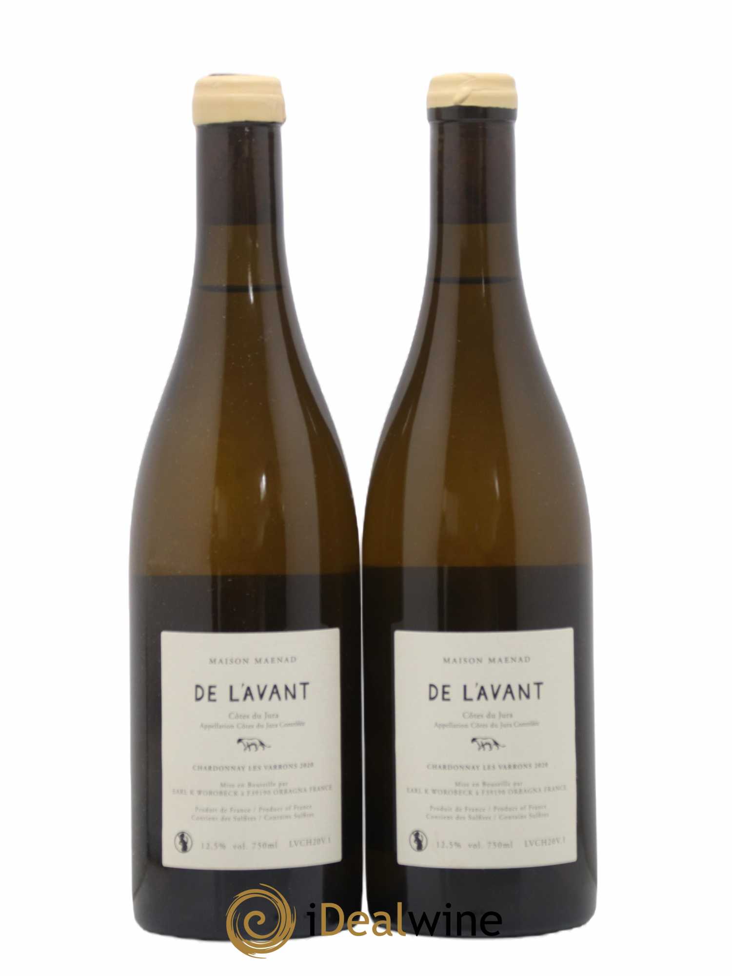 Côtes du Jura De l'Avant Les Varrons Katie Worobeck Maison Maenad 2020 - Lot de 2 bouteilles - 1