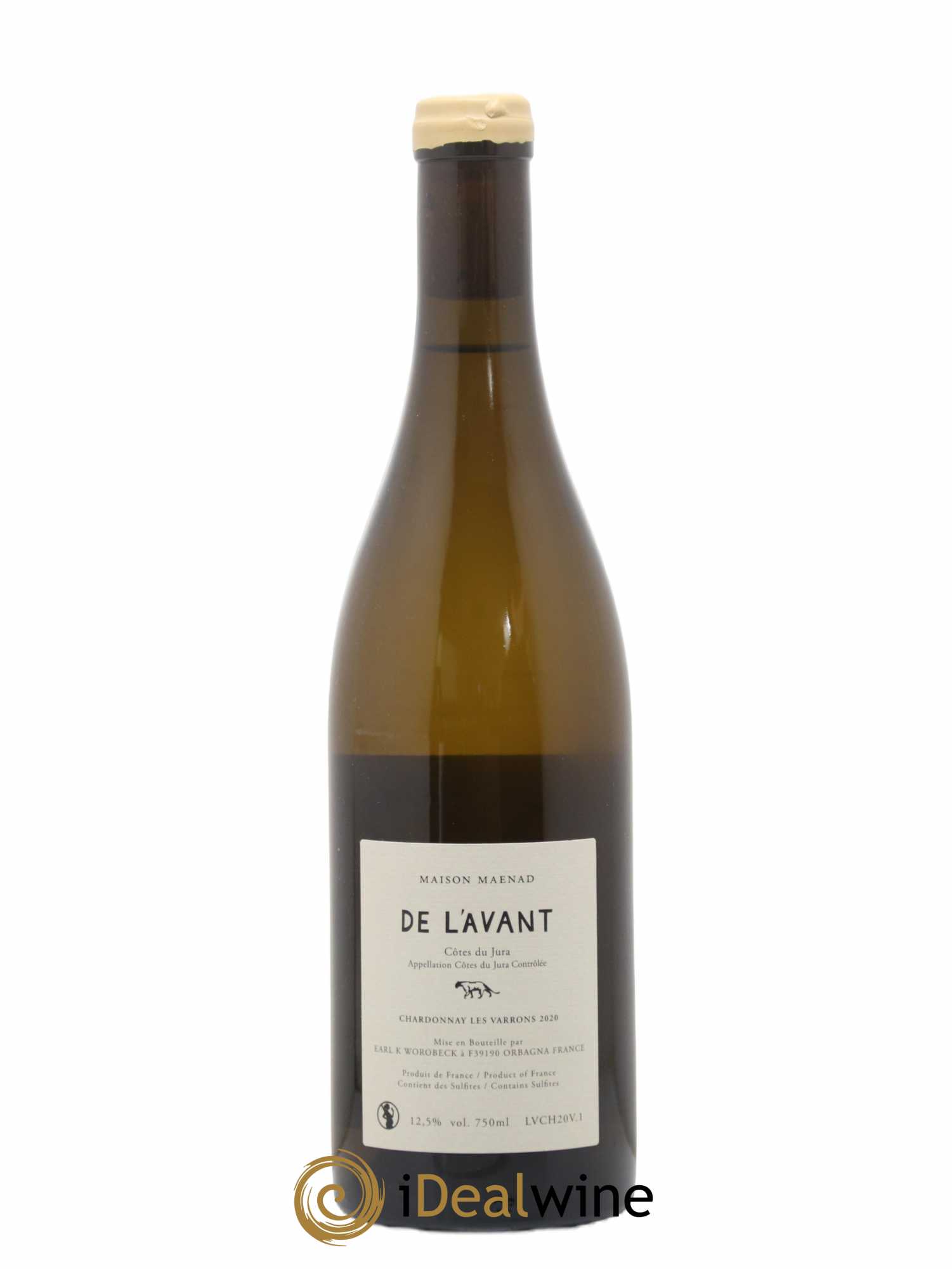 Côtes du Jura De l'Avant Les Varrons Katie Worobeck Maison Maenad 2020 - Lot de 1 bouteille - 1
