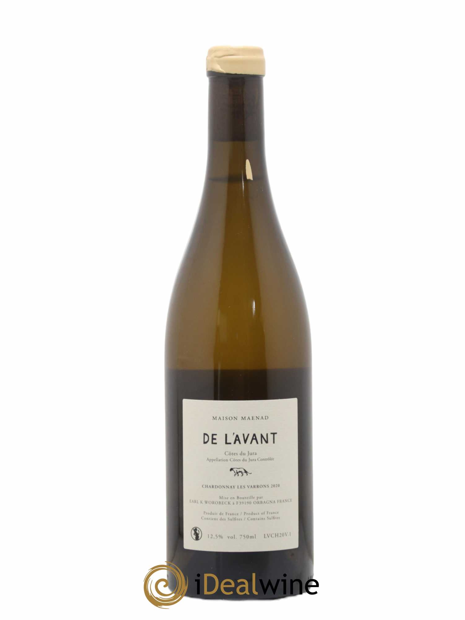Côtes du Jura De l'Avant Les Varrons Katie Worobeck Maison Maenad 2020 - Lot de 1 bouteille - 1