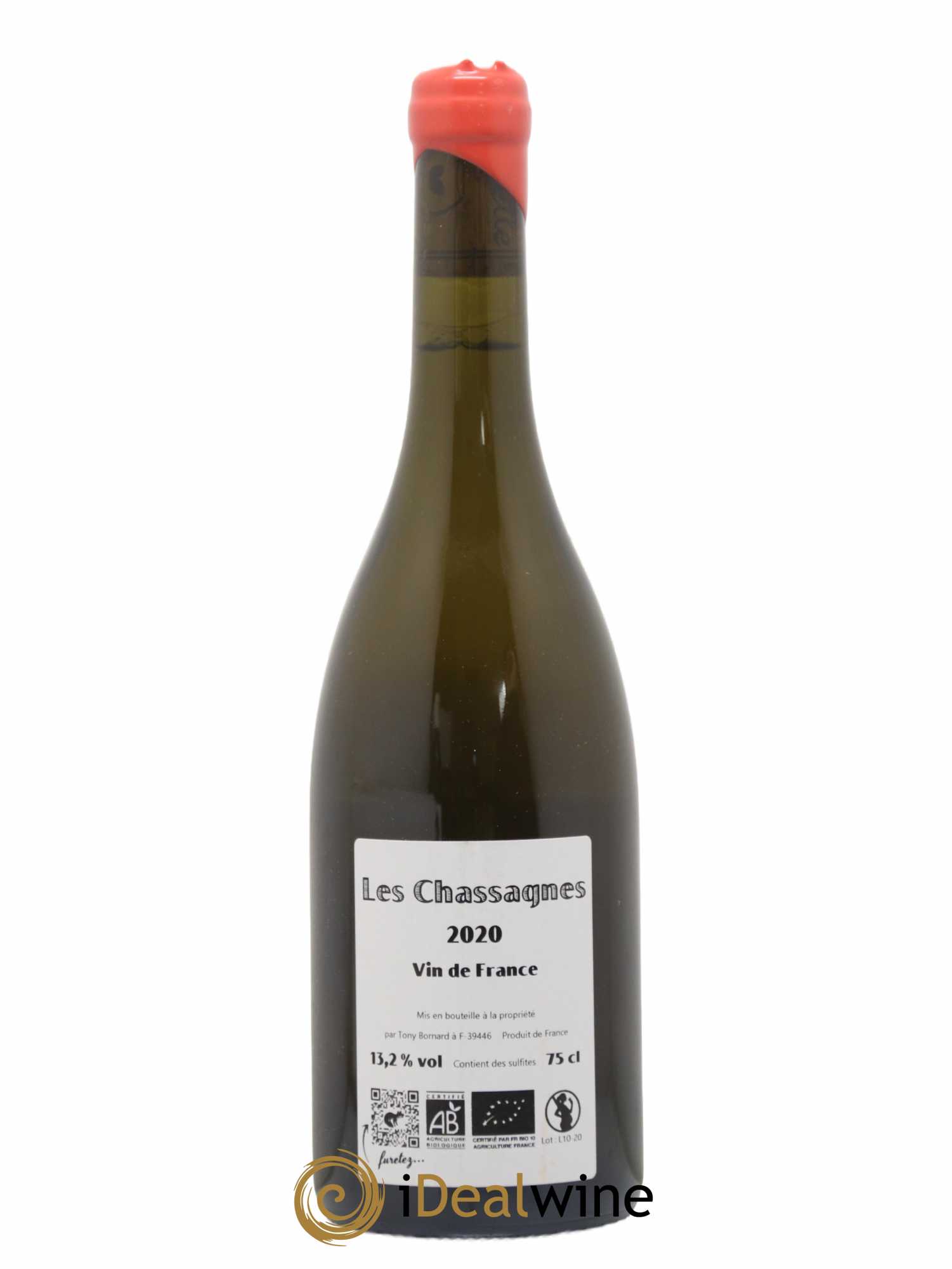 Côtes du Jura Les Chassagnes Savagnin Ouillé Bornard  (no reserve) 2020 - Lot of 1 bottle - 1