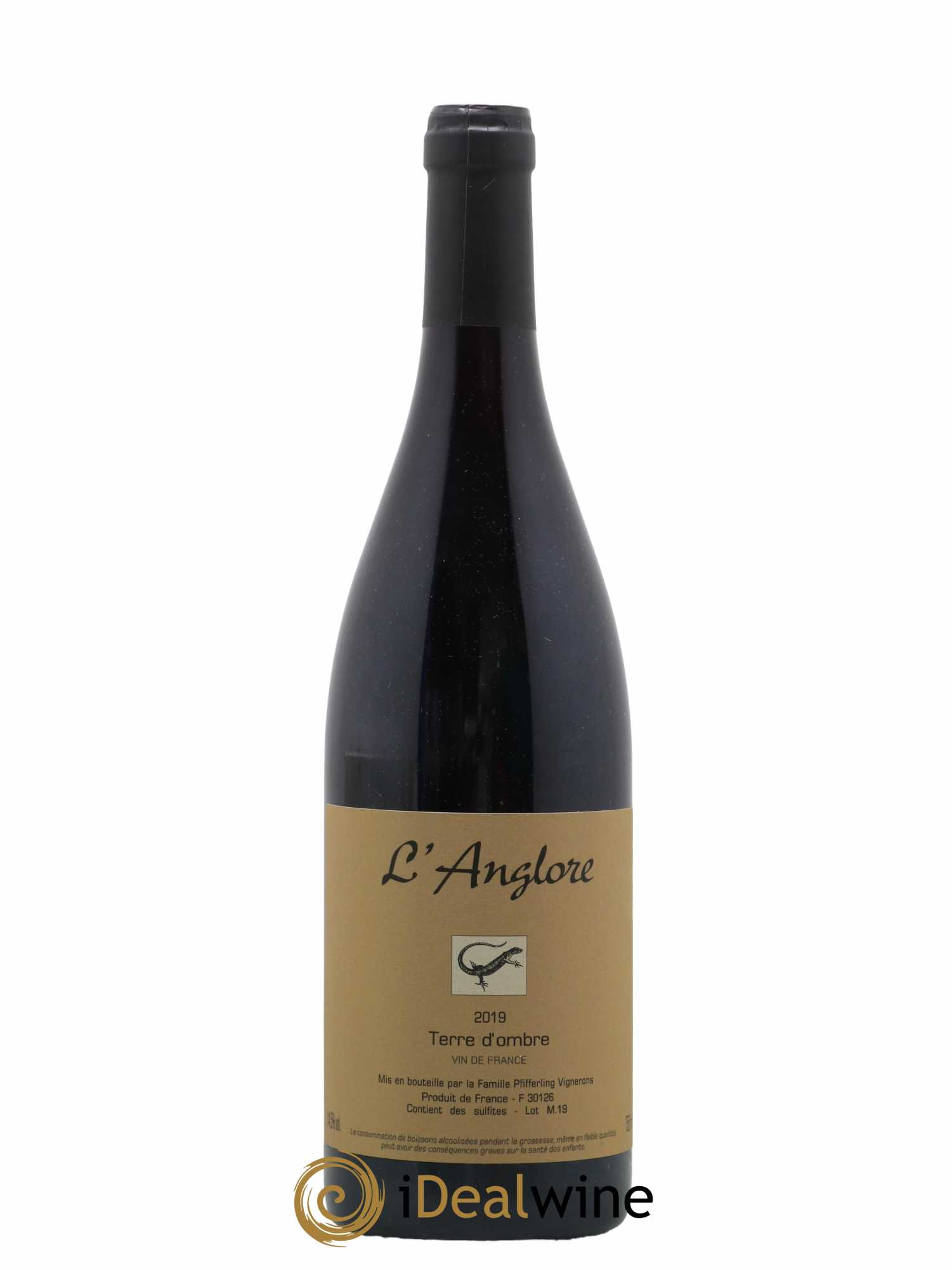 Vin de France Terre d'Ombre L'Anglore 2019 - Lot de 1 bouteille - 0