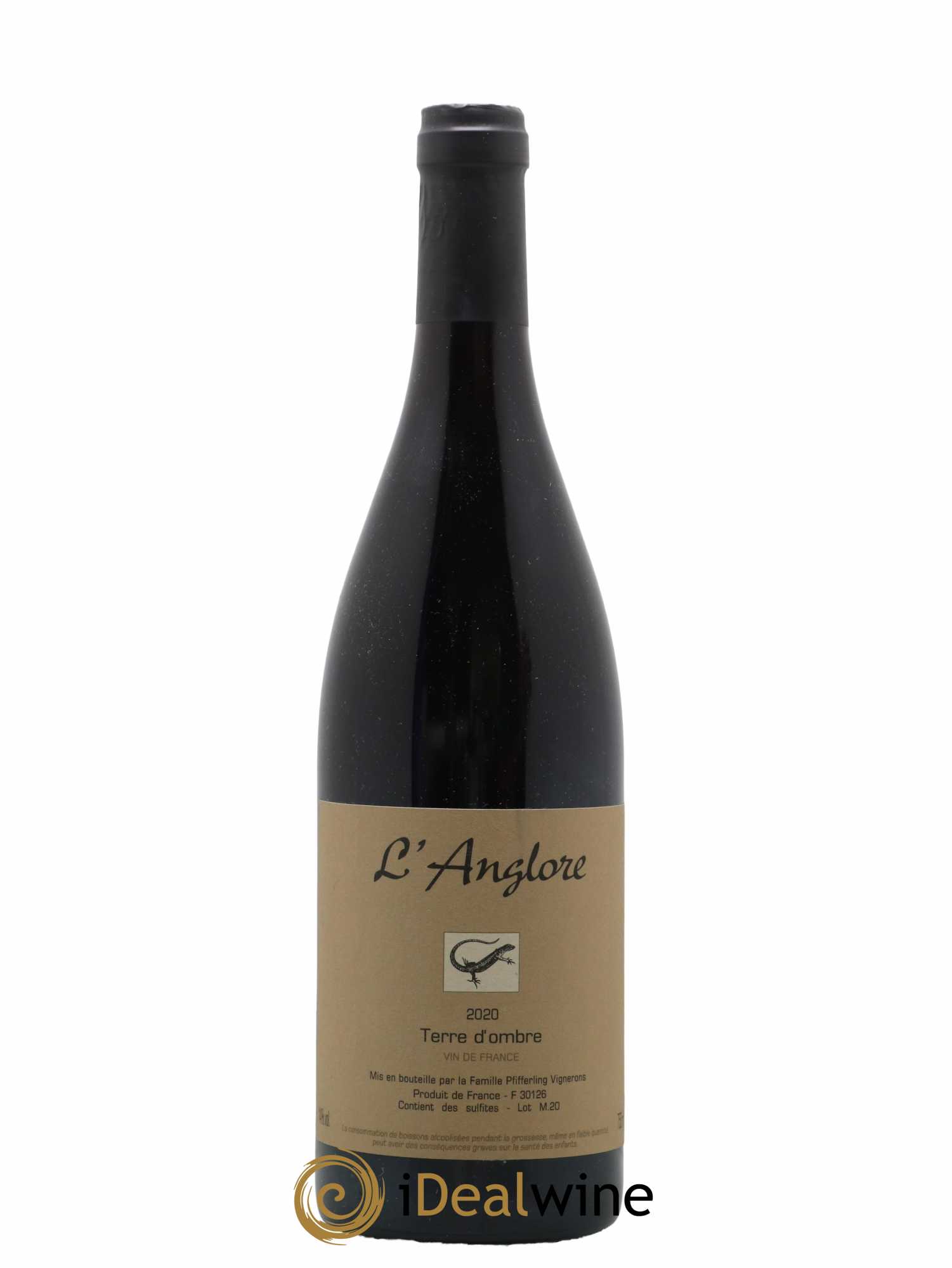 Vin de France Terre d'Ombre L'Anglore 2020 - Lot de 1 bouteille - 0