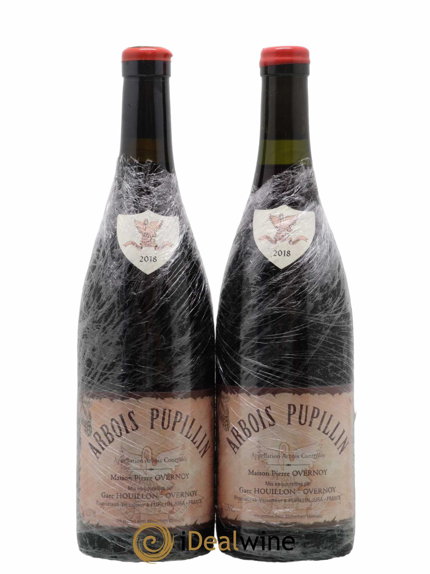 Arbois-Pupillin Poulsard (cire rouge) Overnoy-Houillon (Domaine) 2018 - Lot de 2 bouteilles - 0
