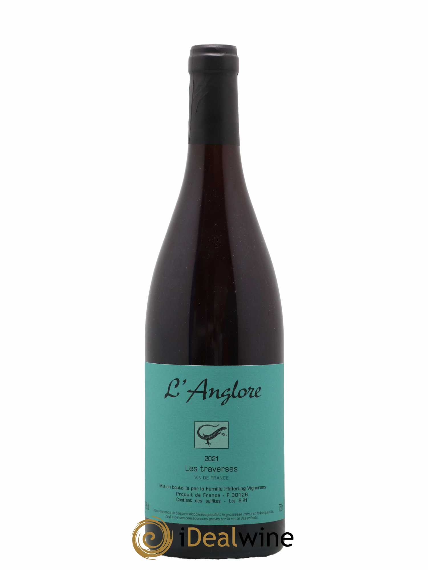 Vin de France Les Traverses L'Anglore 2021 - Lot de 1 bouteille - 0