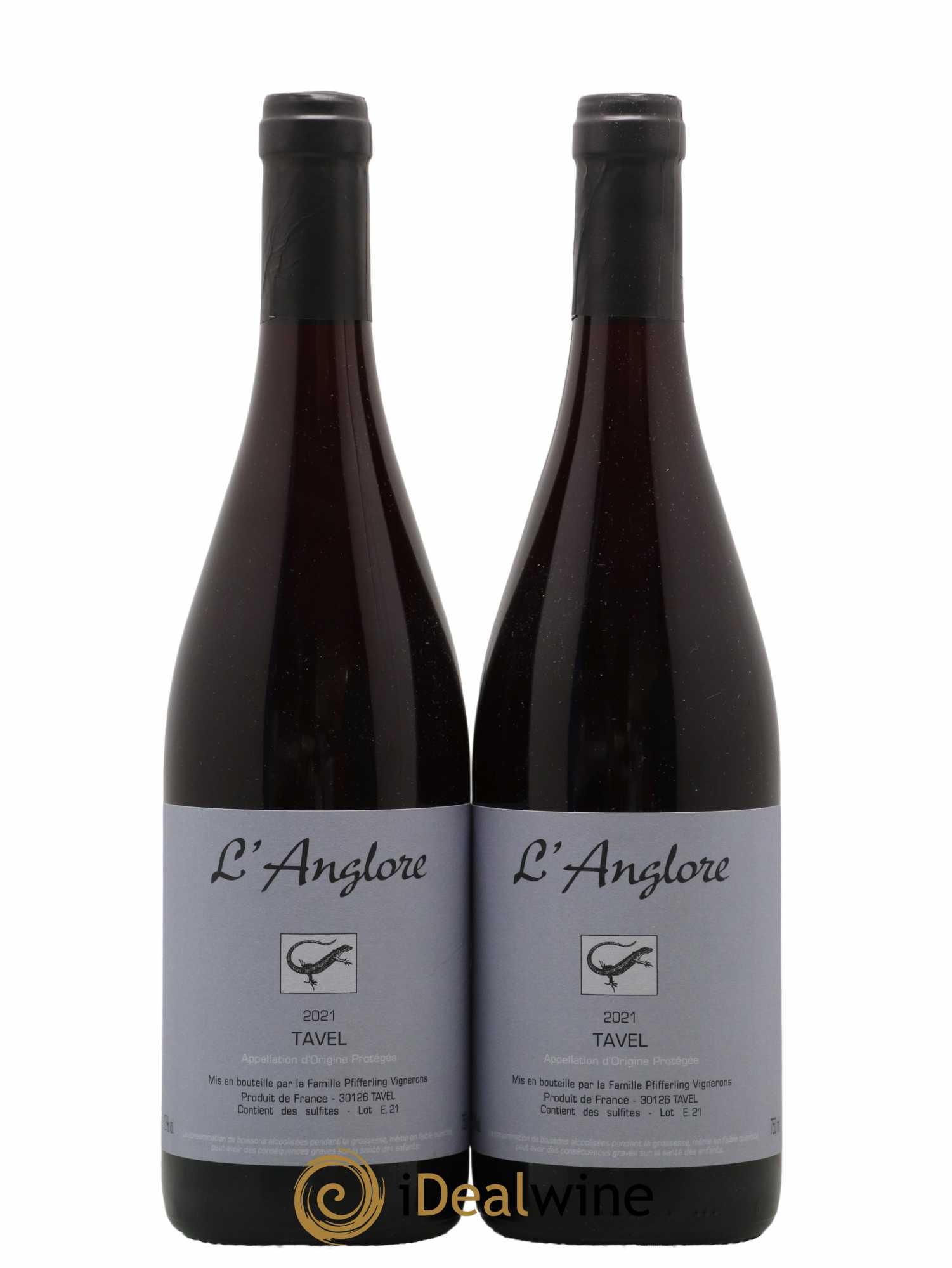 Tavel L'Anglore 2021 - Posten von 2 Flaschen - 0