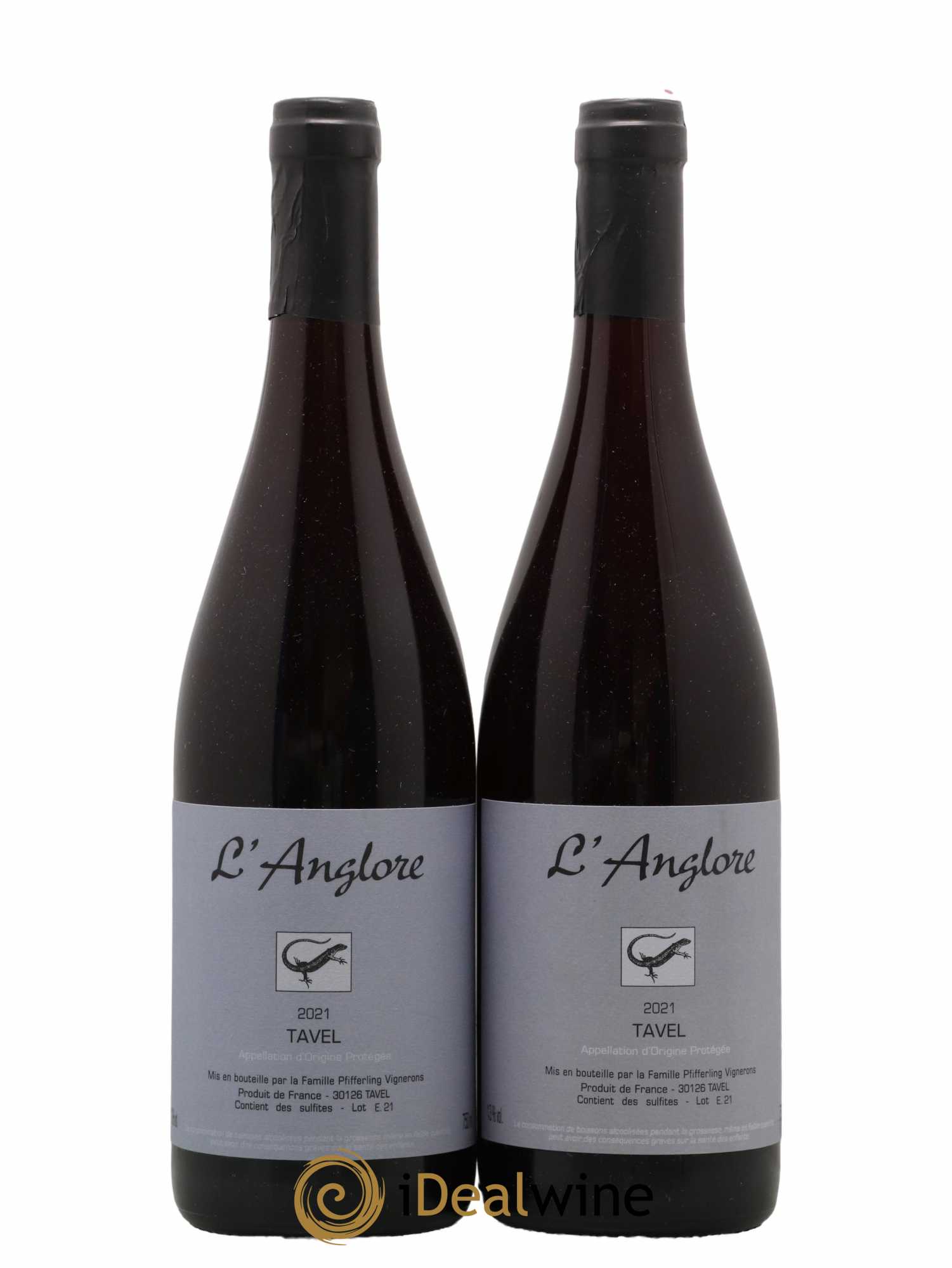 Tavel L'Anglore 2021 - Posten von 2 Flaschen - 0