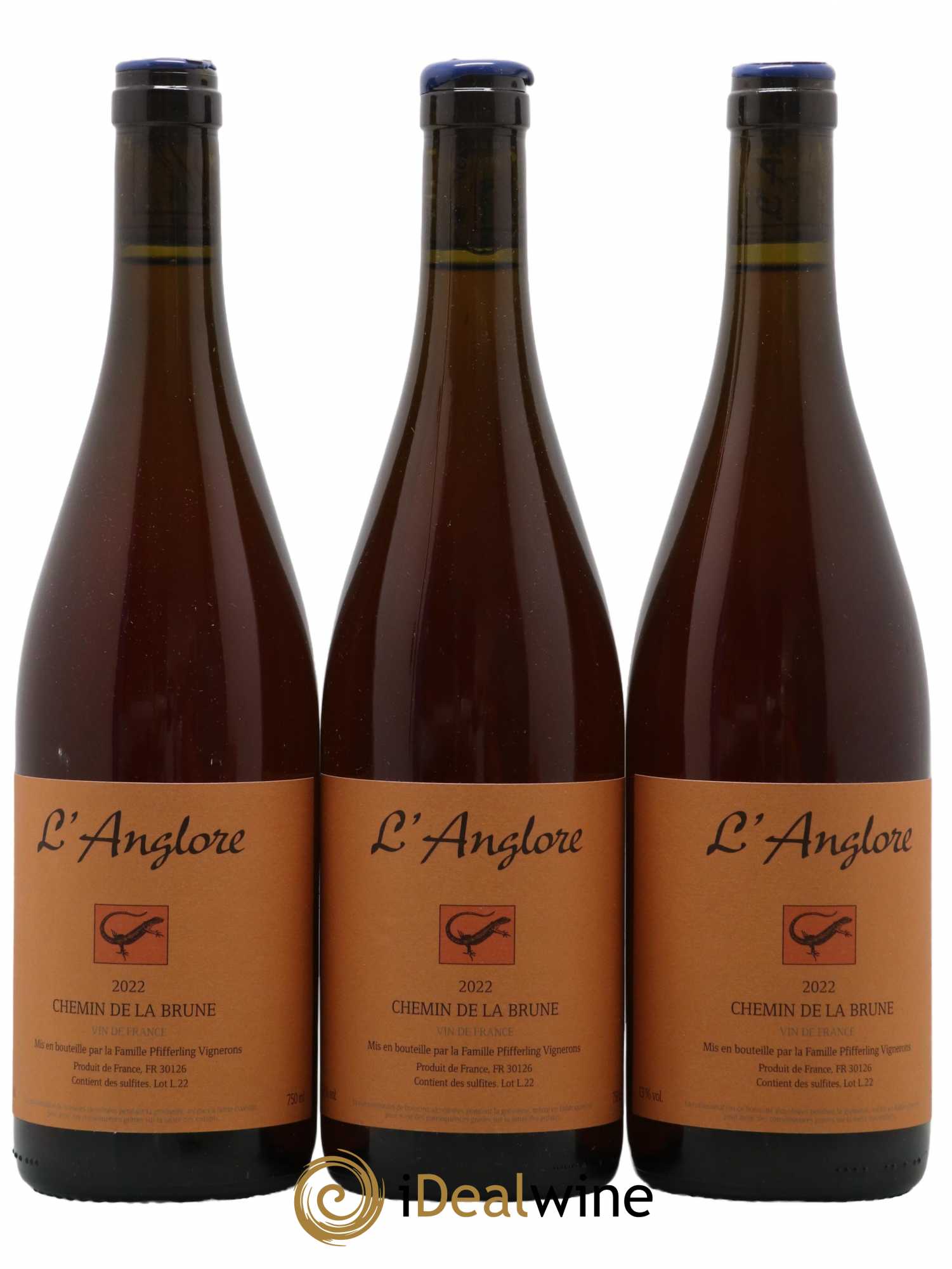 Vin de France Chemin de la brune L'Anglore 2022 - Lot de 6 bouteilles - 1