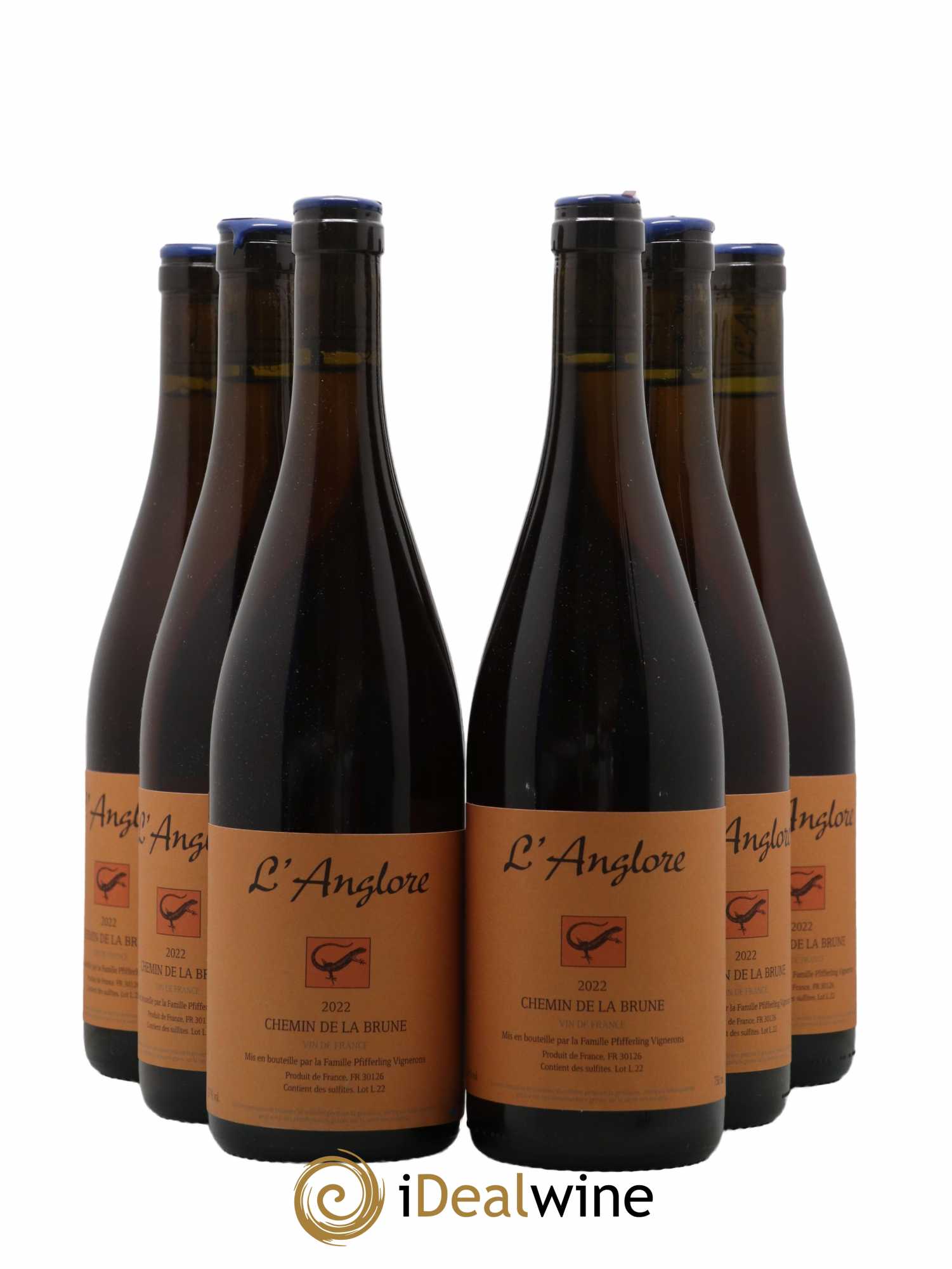 Vin de France Chemin de la brune L'Anglore 2022 - Lot de 6 bouteilles - 0