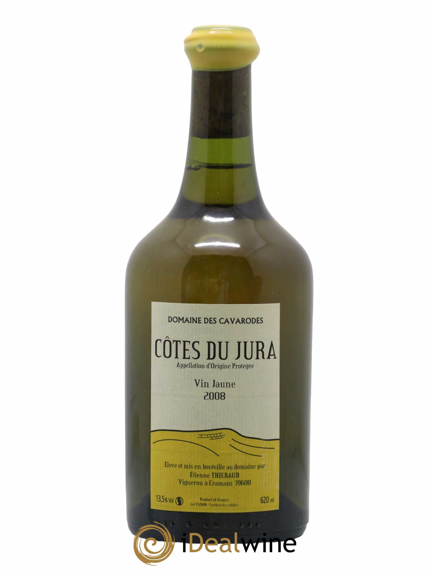 Côtes du Jura Vin Jaune Cavarodes (Domaine des) - Etienne Thiébaud 2008 - Lot de 1 bouteille - 0