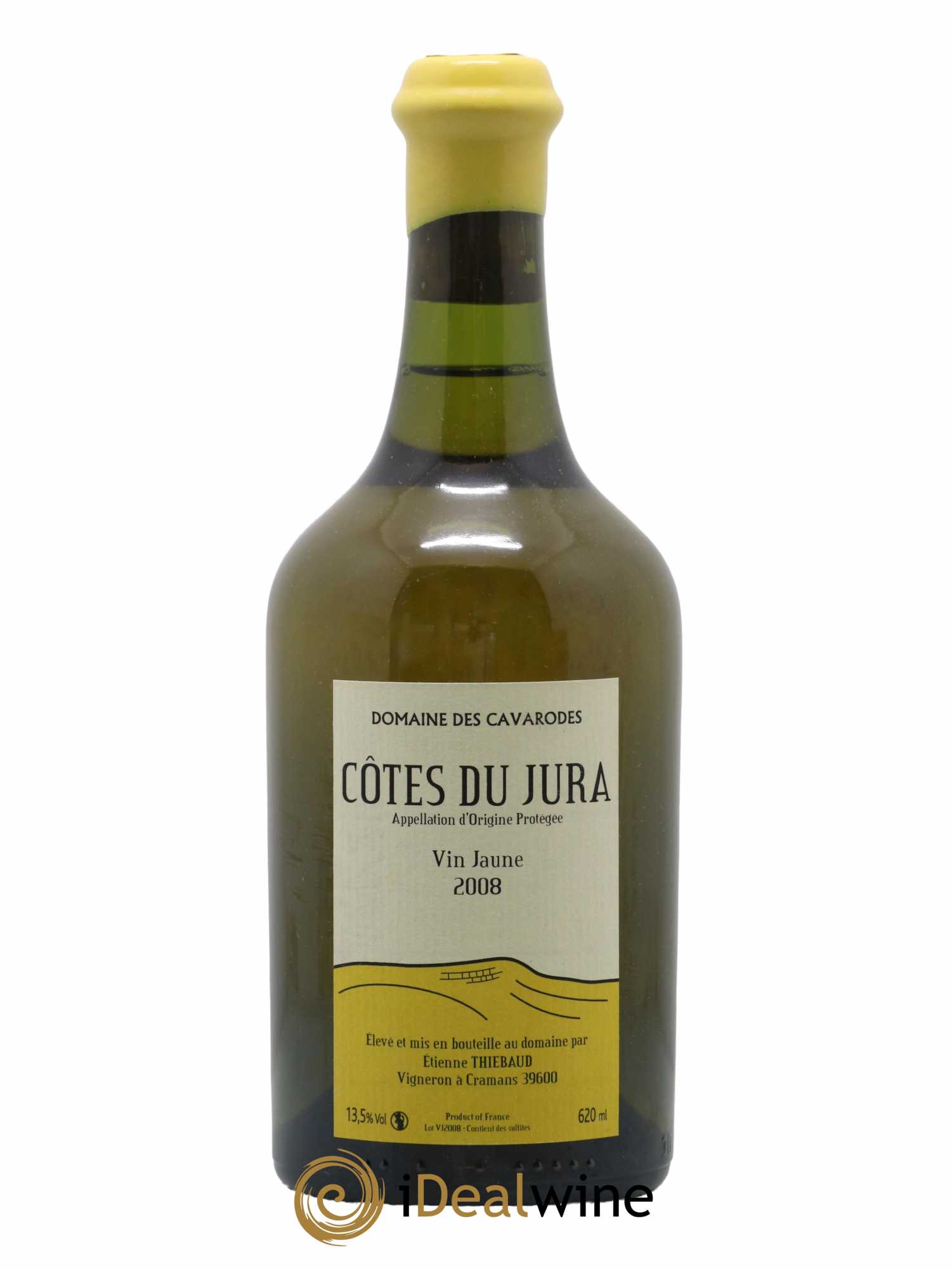 Côtes du Jura Vin Jaune Cavarodes (Domaine des) - Etienne Thiébaud 2008 - Lot de 1 bouteille - 0