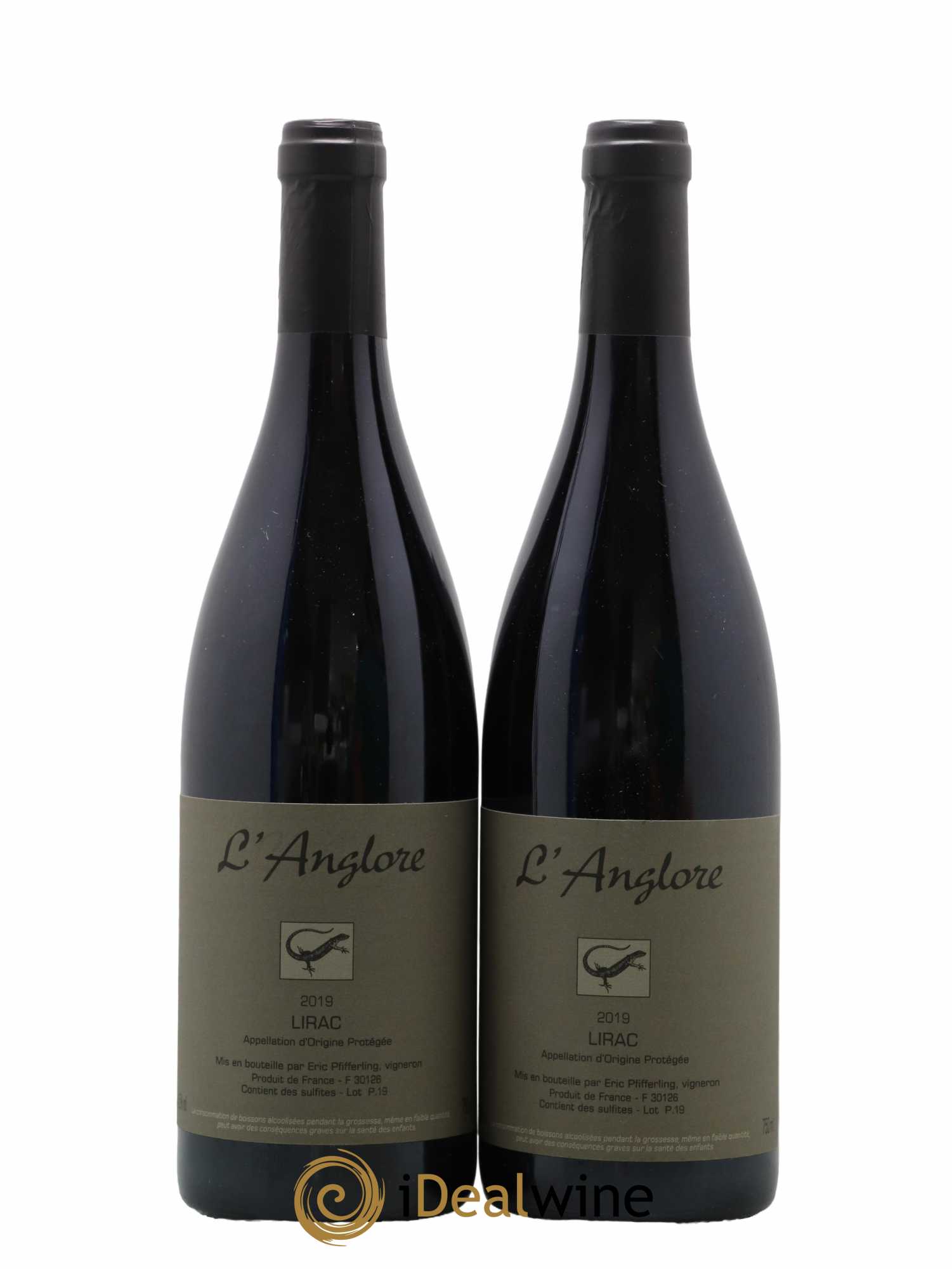 Lirac L'Anglore 2019 - Posten von 2 Flaschen - 0