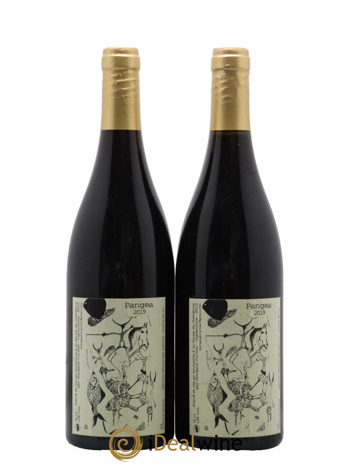 Vin de France Pangea Morgane Turlier 2019 - Lot de 2 bouteilles - 0