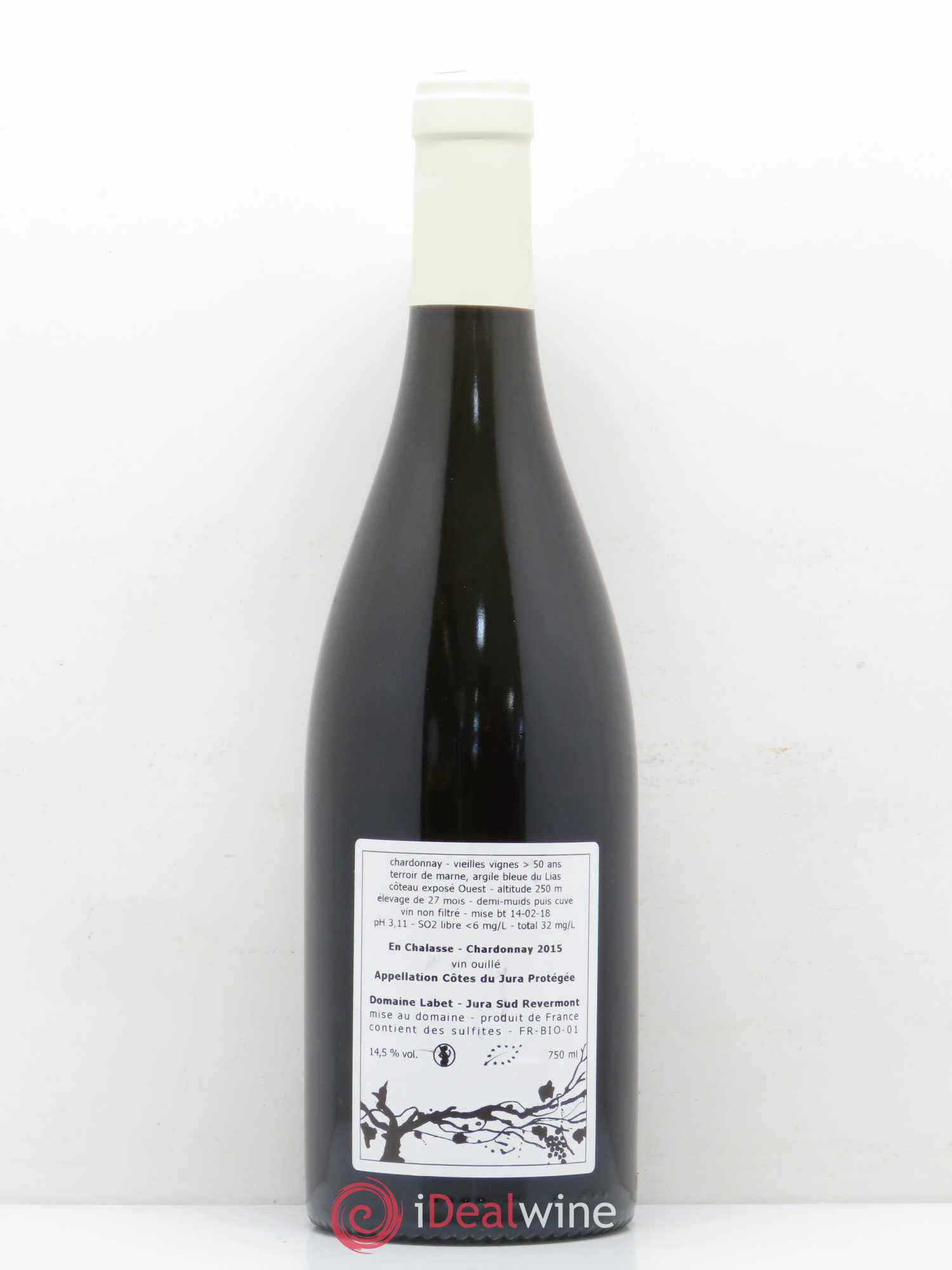 Côtes du Jura Chardonnay En Chalasses Labet 2015 - Posten von 1 Flasche - 1