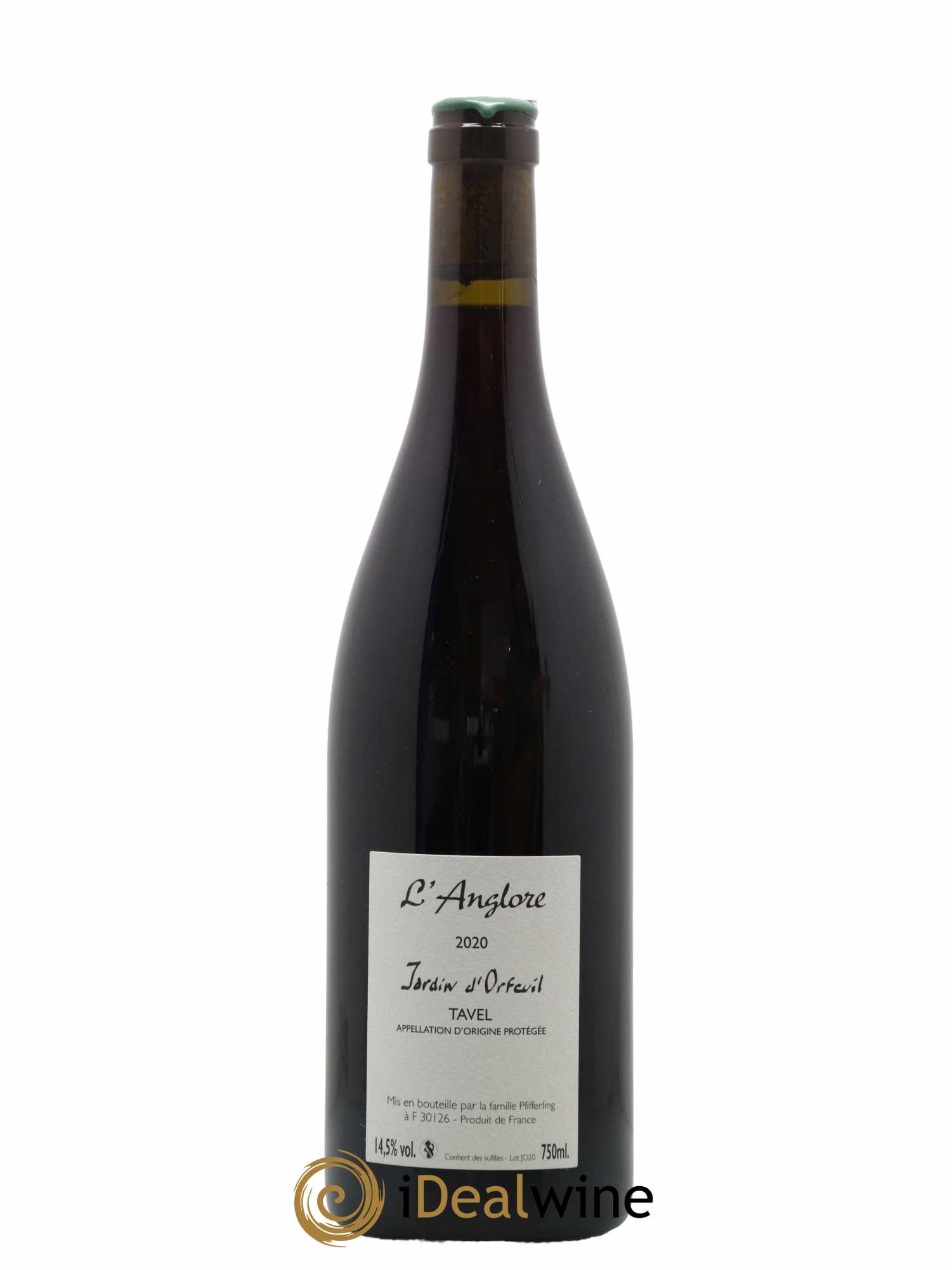 Tavel Jardin d'Orfeuil L'Anglore 2020 - Lot de 1 bouteille - 1