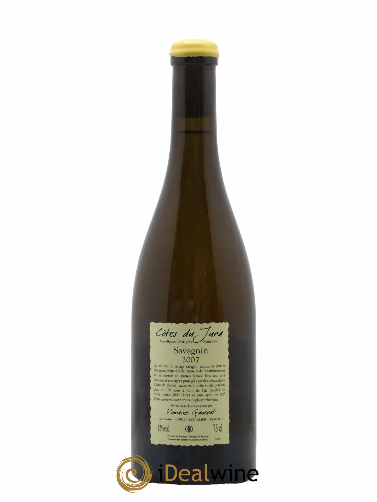 Côtes du Jura Les Vignes de mon Père Jean-François Ganevat (Domaine) 2007 - Lot de 1 bouteille - 1