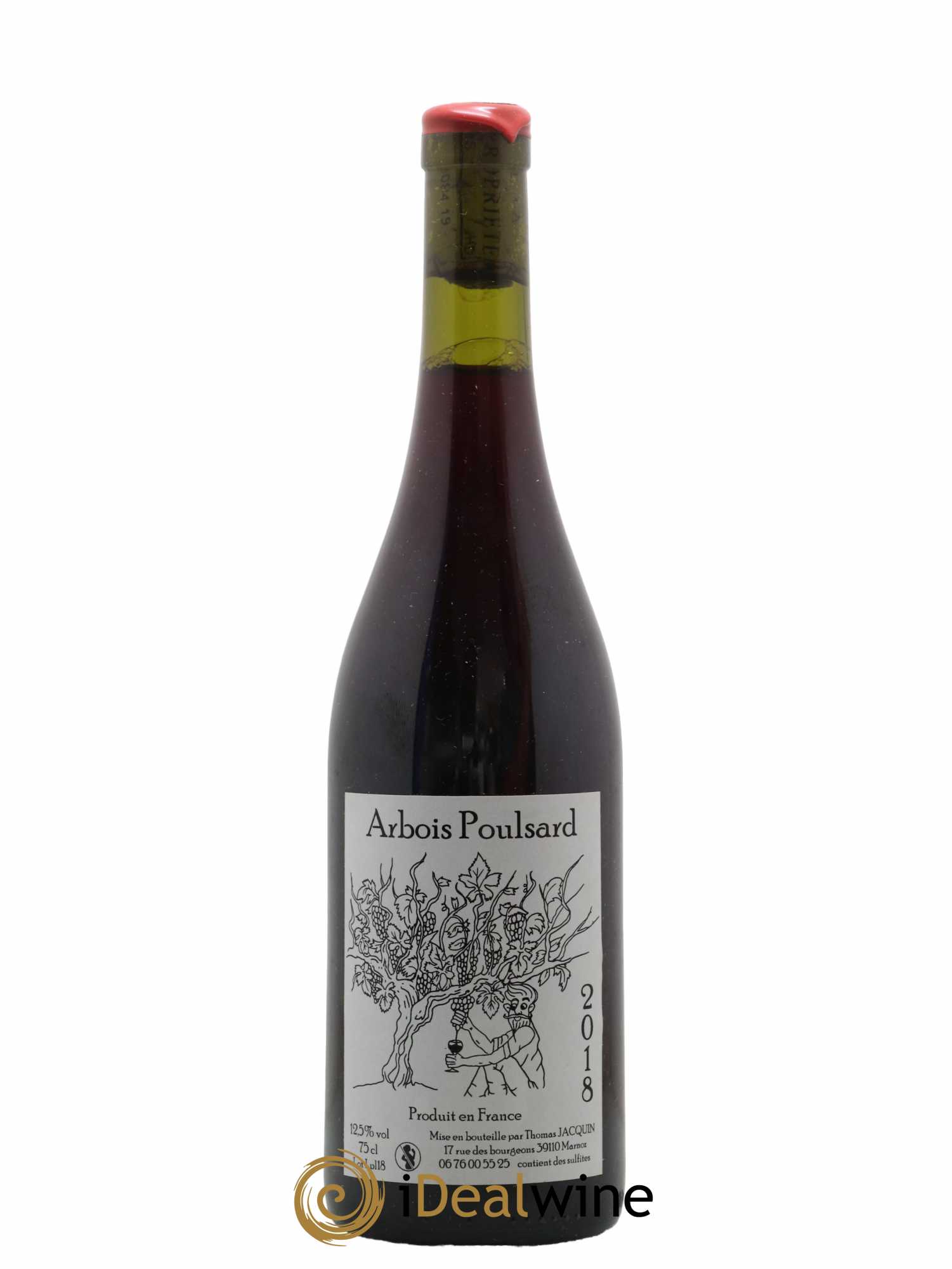Arbois Poulsard Thomas Jacquin 2018 - Lot de 1 bouteille - 0
