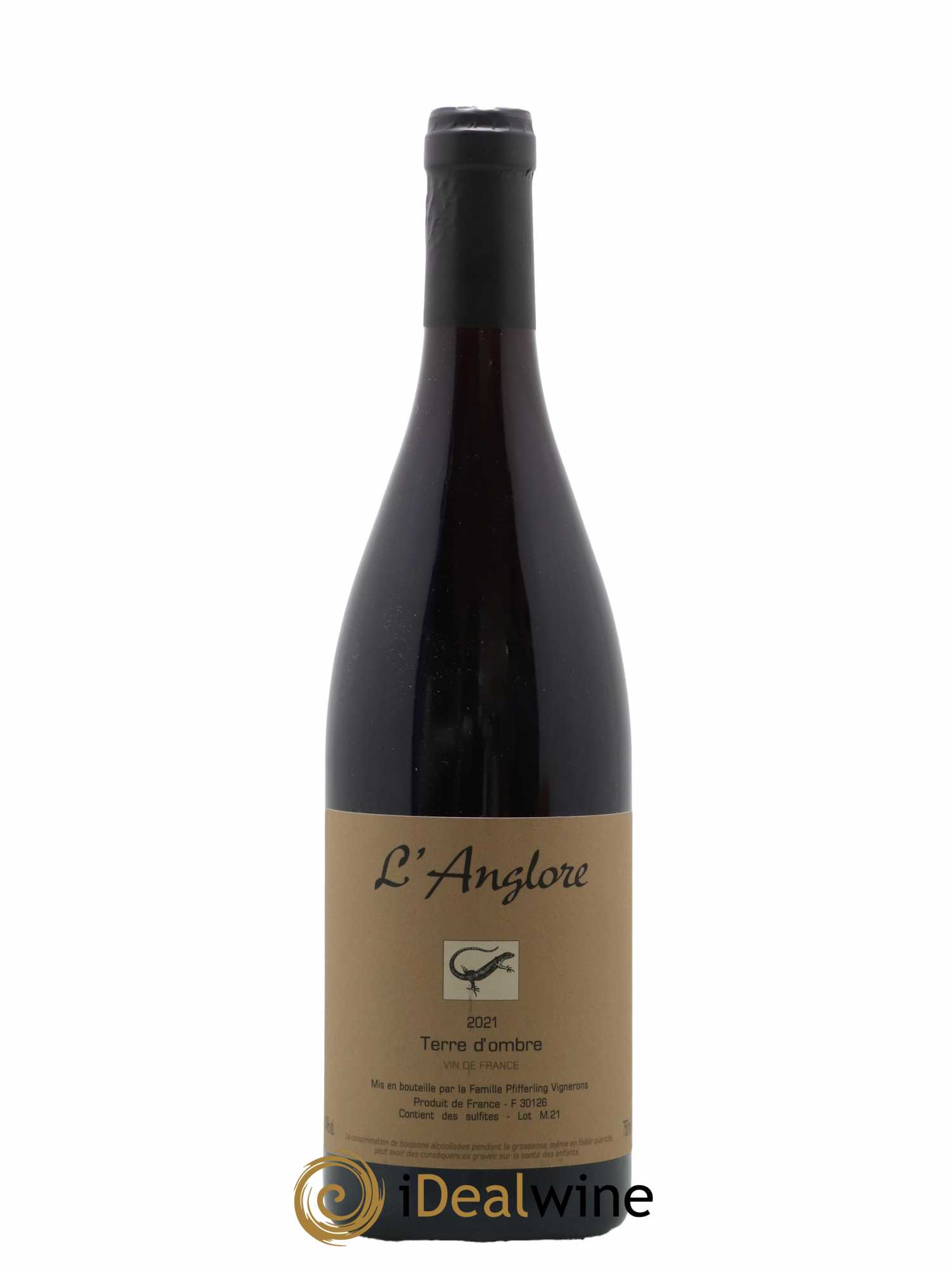 Vin de France Terre d'Ombre L'Anglore 2021 - Lot de 1 bouteille - 0