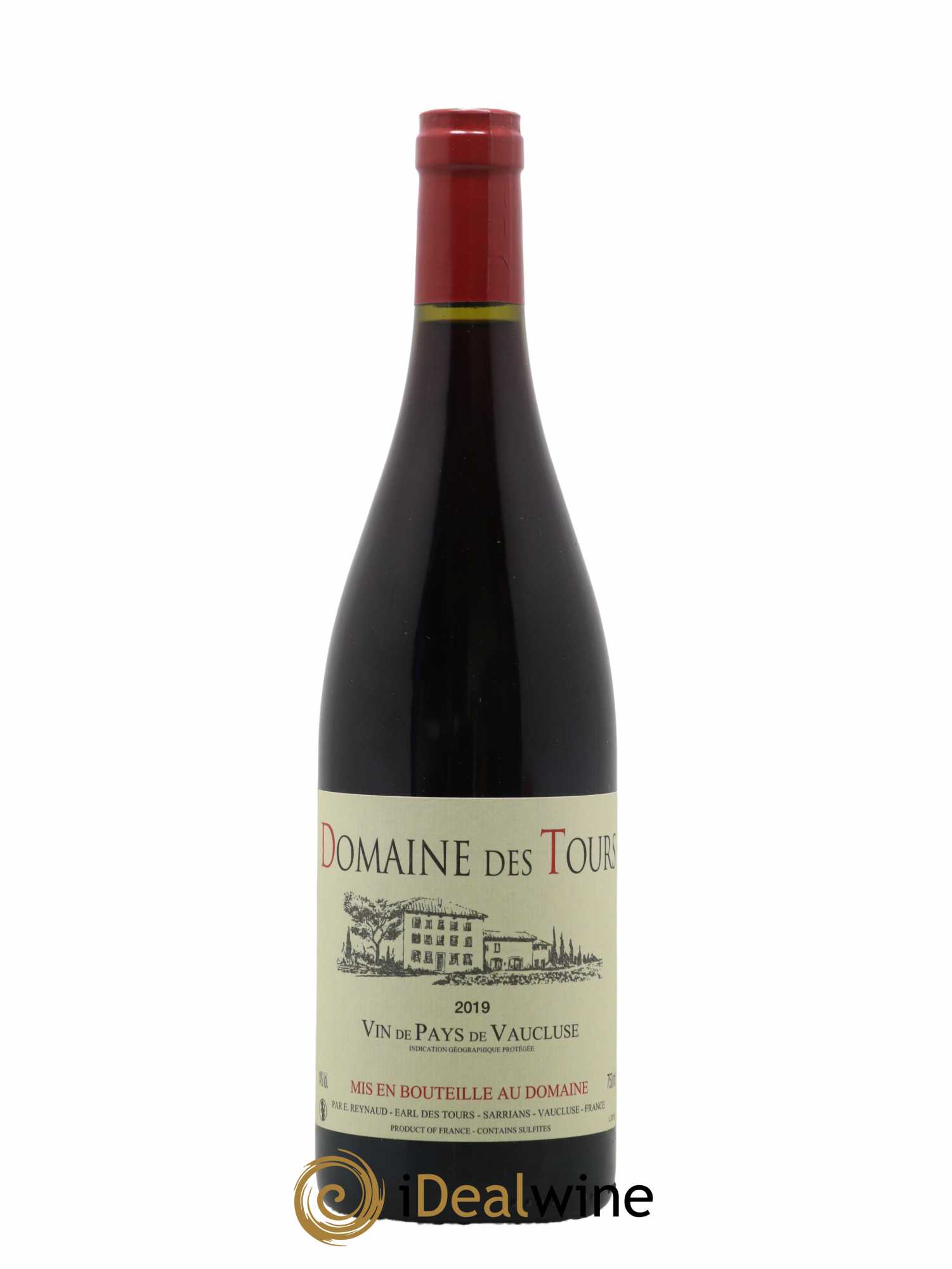 Vaucluse (Vin de Pays de Vaucluse) Domaine des Tours Emmanuel Reynaud 2019 - Lot de 1 bouteille - 0