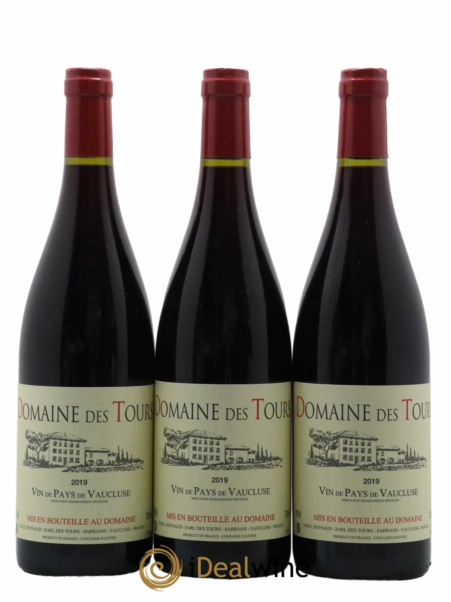 Vaucluse (Vin de Pays de Vaucluse) Domaine des Tours Emmanuel Reynaud 2019 - Lot de 6 bouteilles - 2