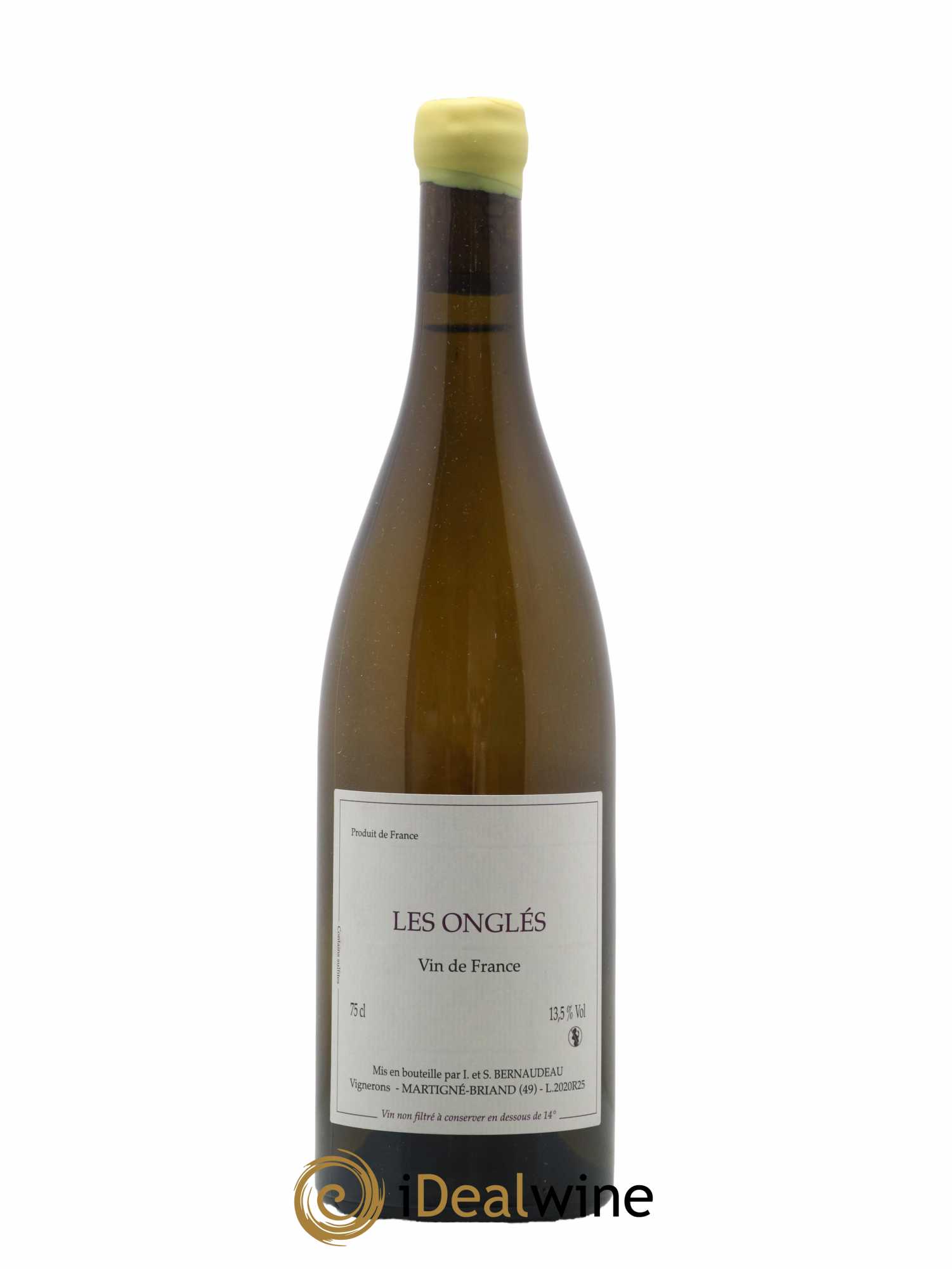 Vin de France Les Onglés Stéphane Bernaudeau 2020 - Lot de 1 bouteille - 0