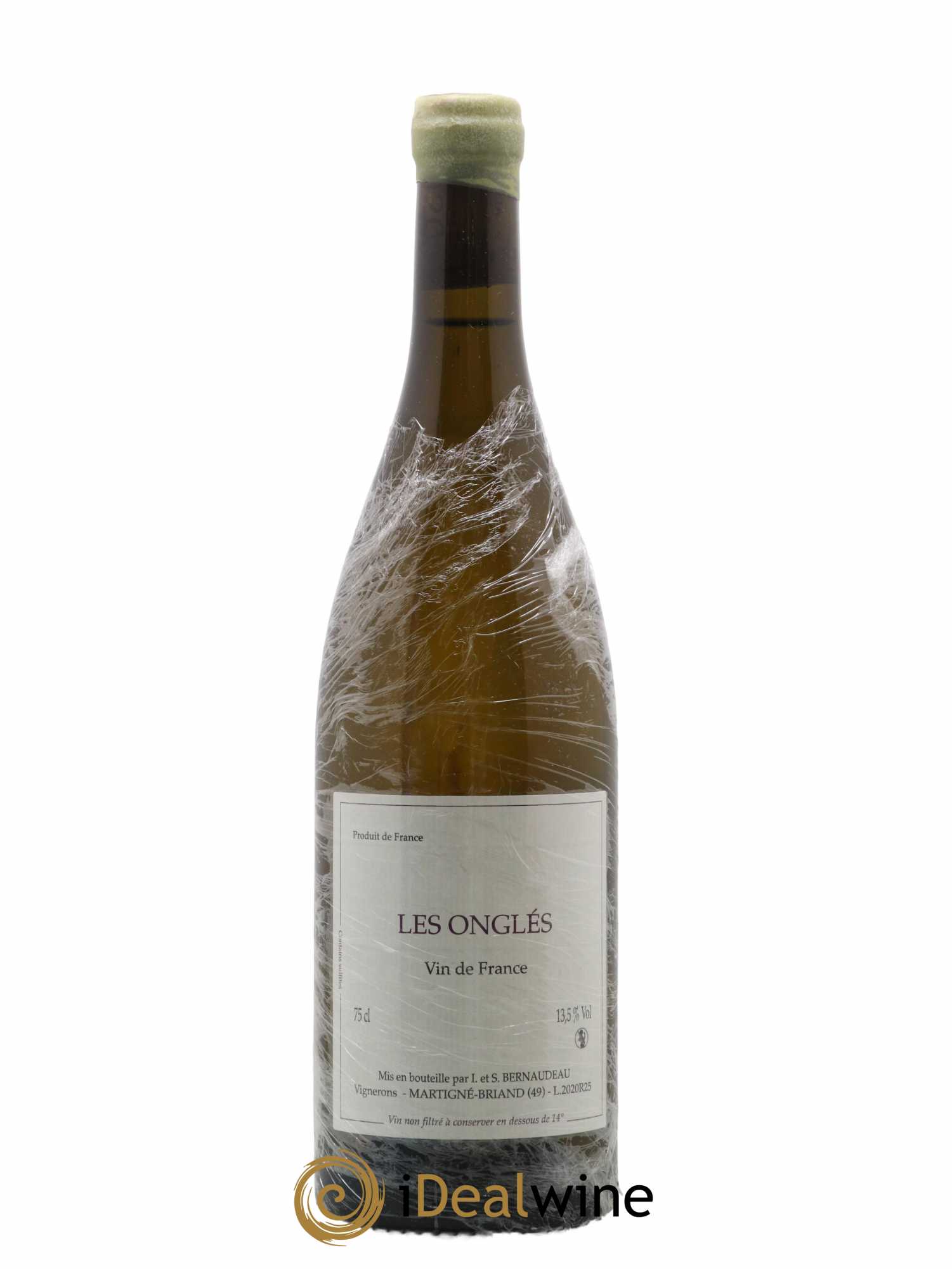 Vin de France Les Onglés Stéphane Bernaudeau 2020 - Lot de 1 bouteille - 0