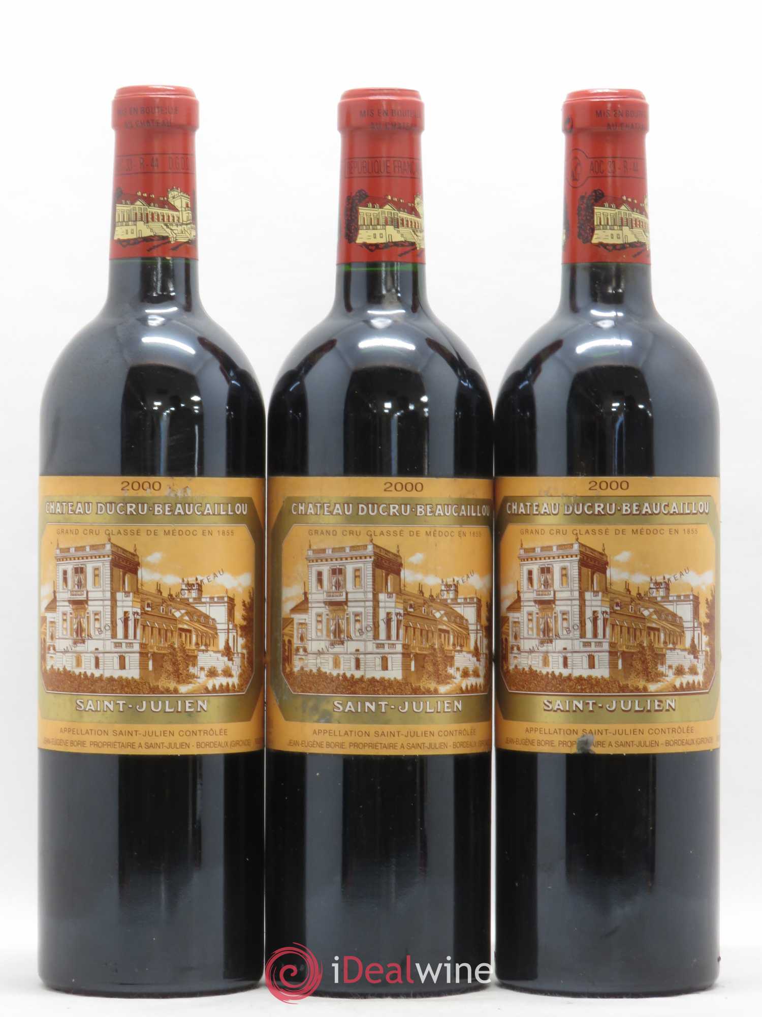 Château Ducru Beaucaillou 2ème Grand Cru Classé 2000 - Lot de 3 bouteilles - 0