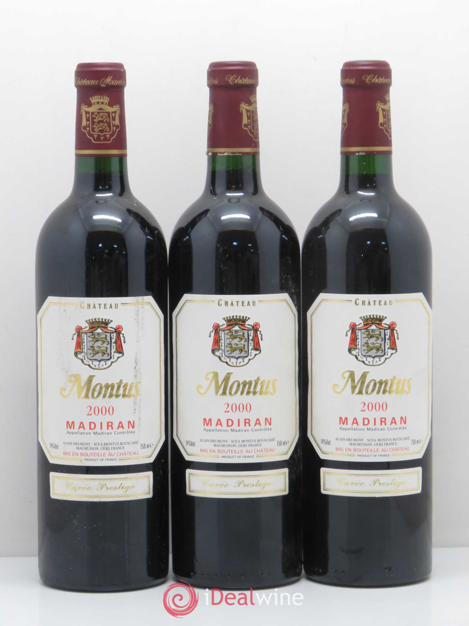 Madiran Château Montus-Prestige Alain Brumont 2000 - Lot de 6 bouteilles - 2