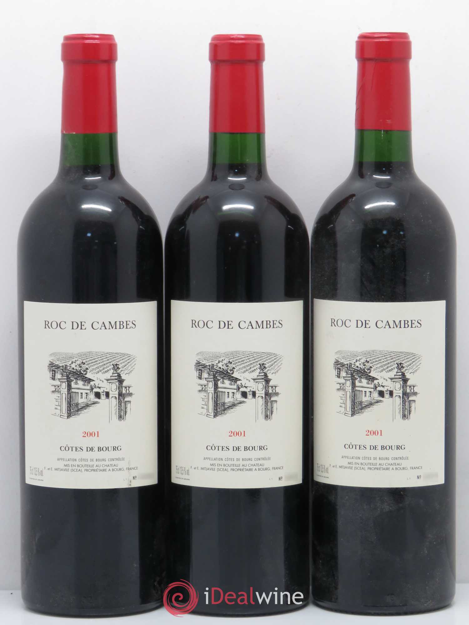 Roc de Cambes 2001 - Lotto di 3 bottiglie - 0