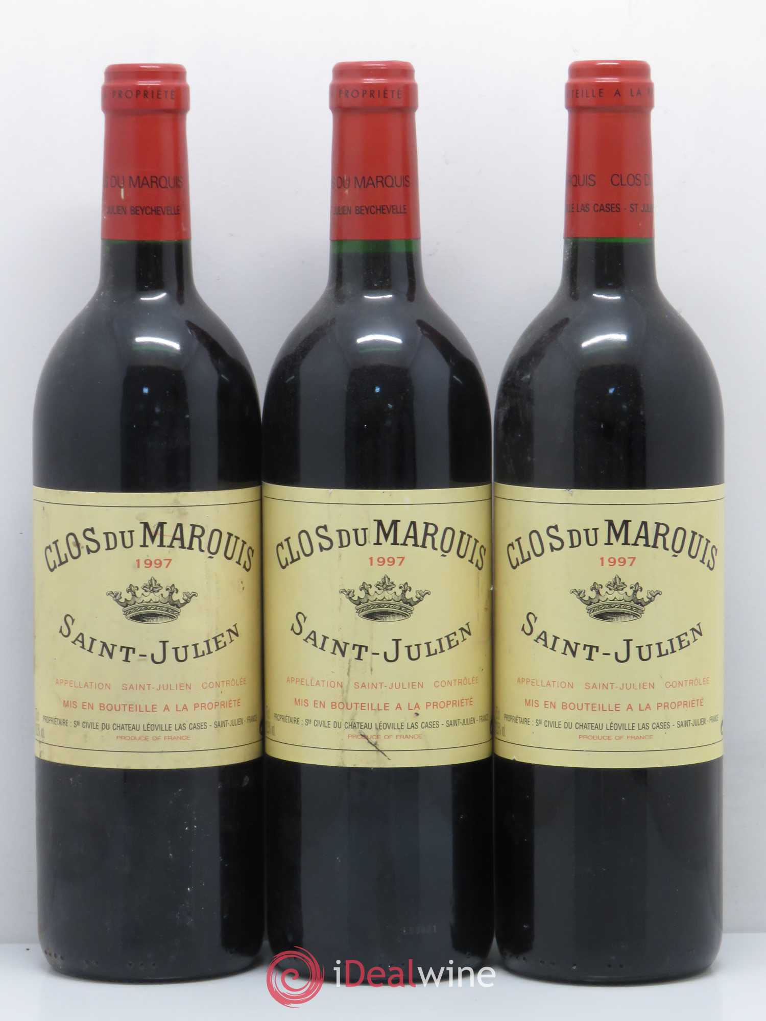 Clos du Marquis 1997 - Lot de 3 bouteilles - 0