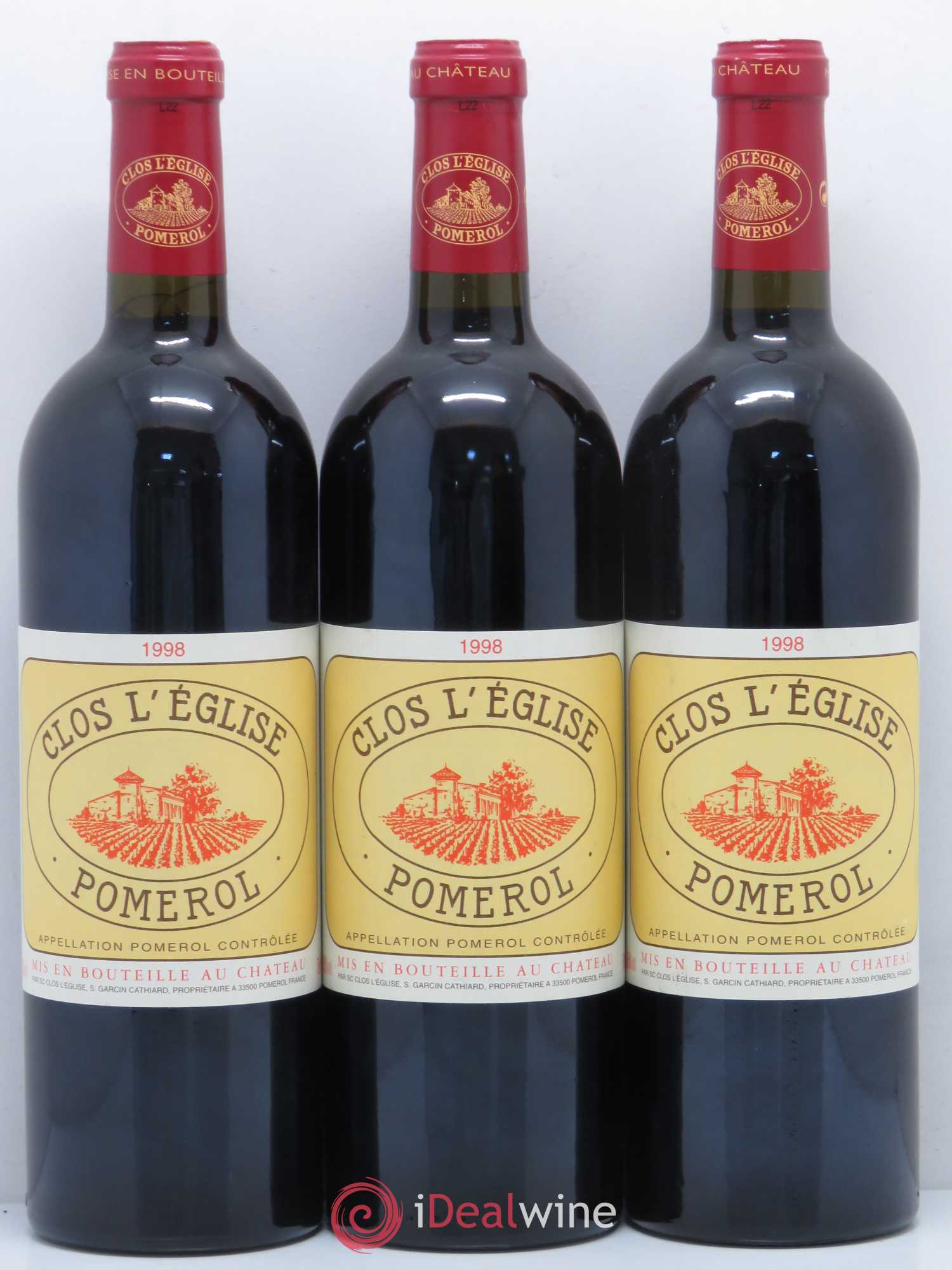 Clos l'Eglise 1998 - Lot de 3 bouteilles - 0