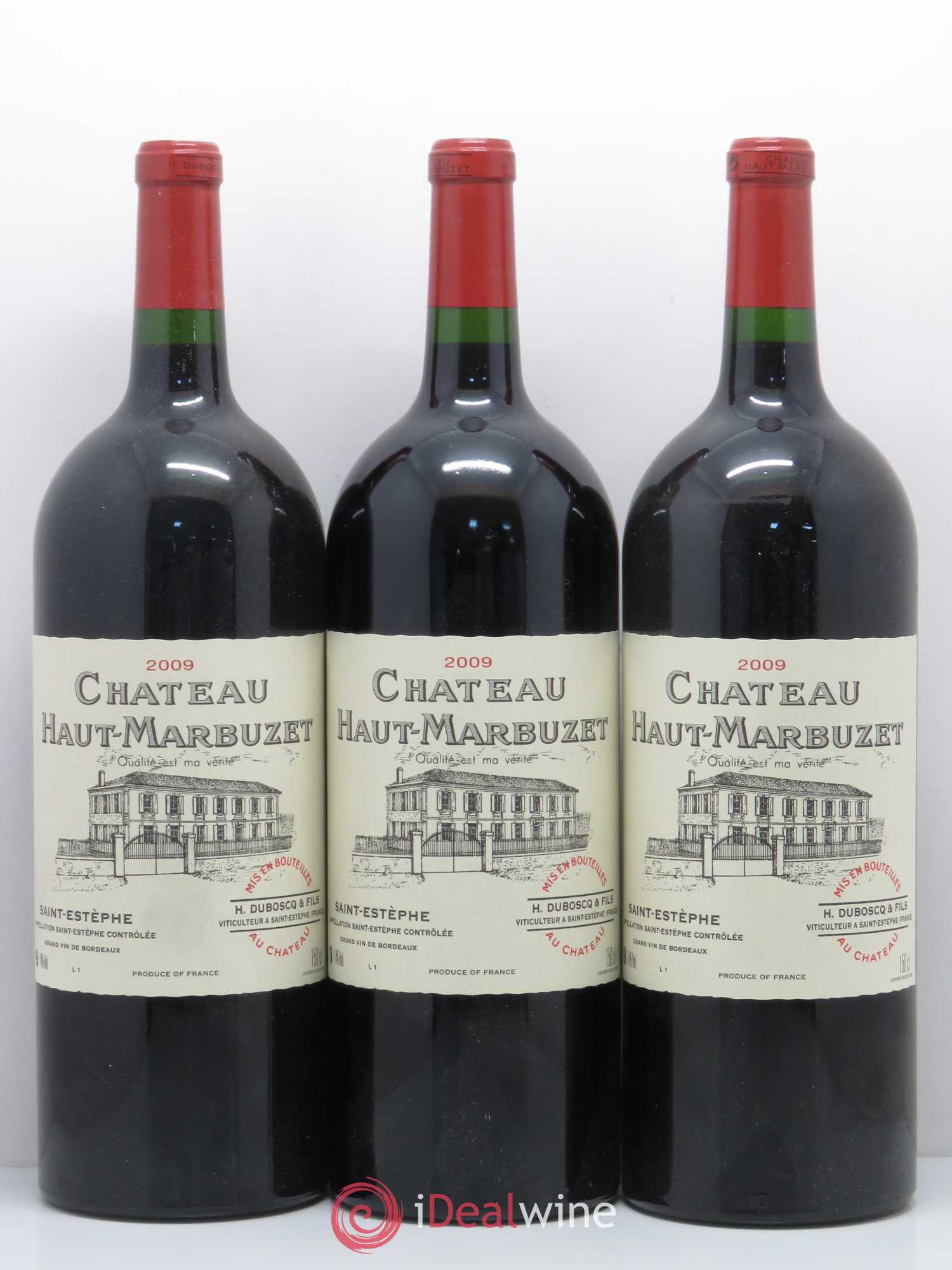 Château Haut Marbuzet 2009 - Lot de 3 magnums - 0