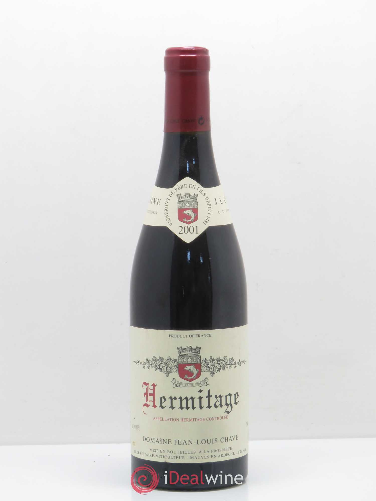 Hermitage Jean-Louis Chave 2001 - Lot de 1 bouteille - 0