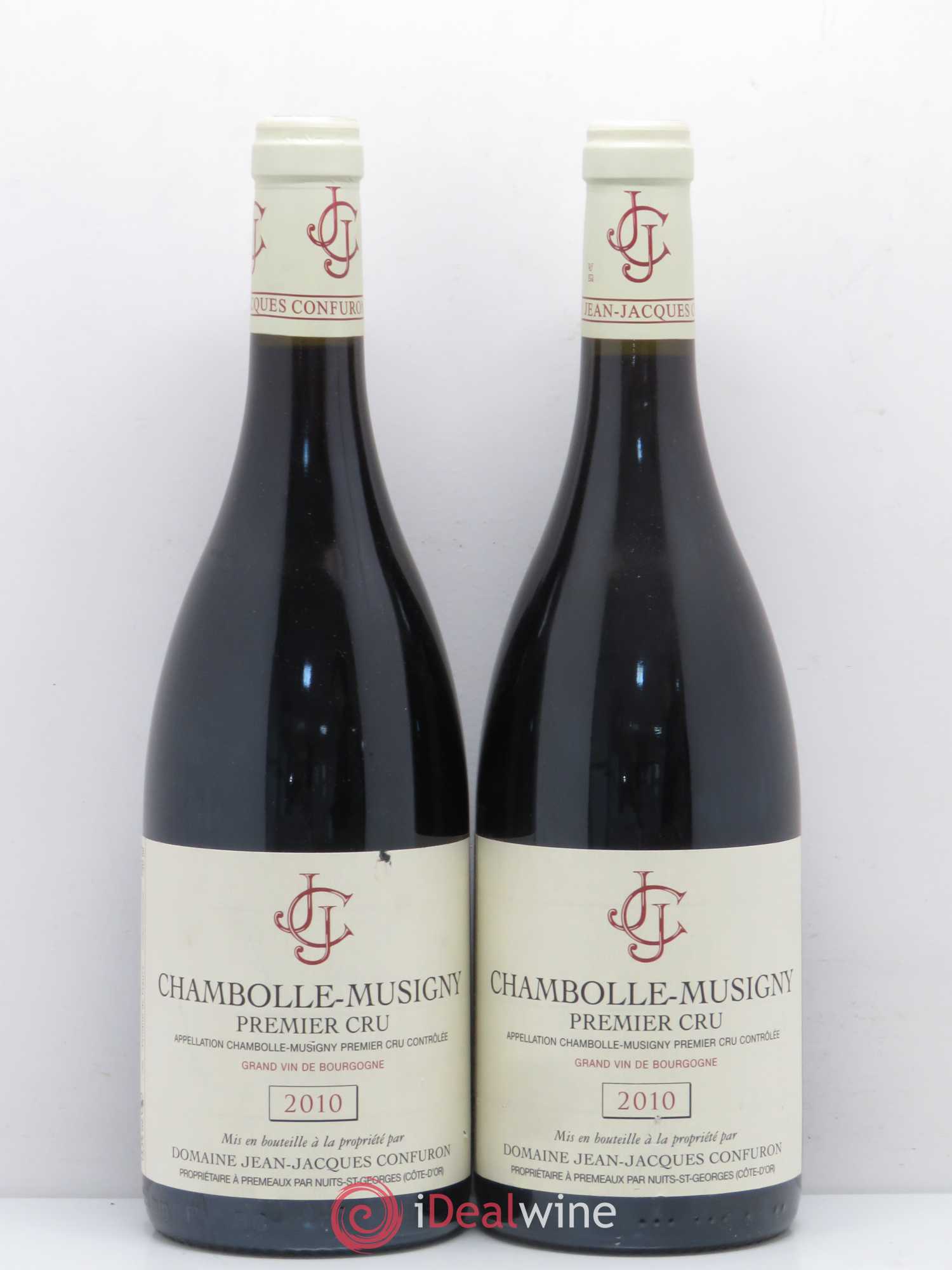 Chambolle-Musigny 1er Cru Domaine Jean Jacques Confuron 2010 - Posten von 2 Flaschen - 0