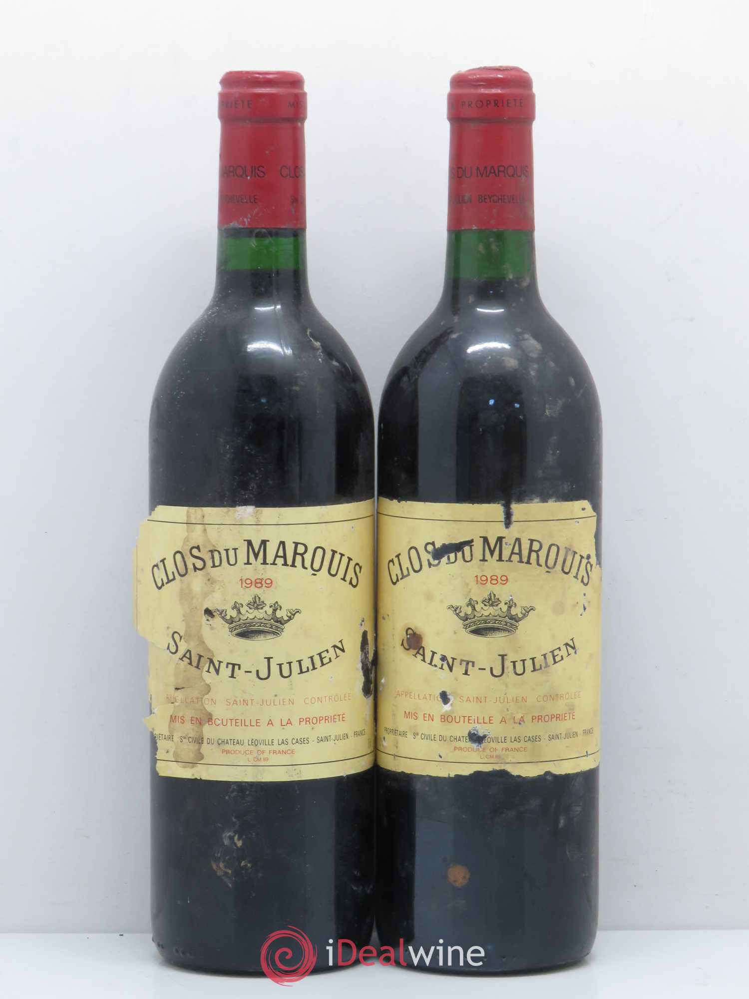 Clos du Marquis 1989 - Lot de 2 bouteilles - 0