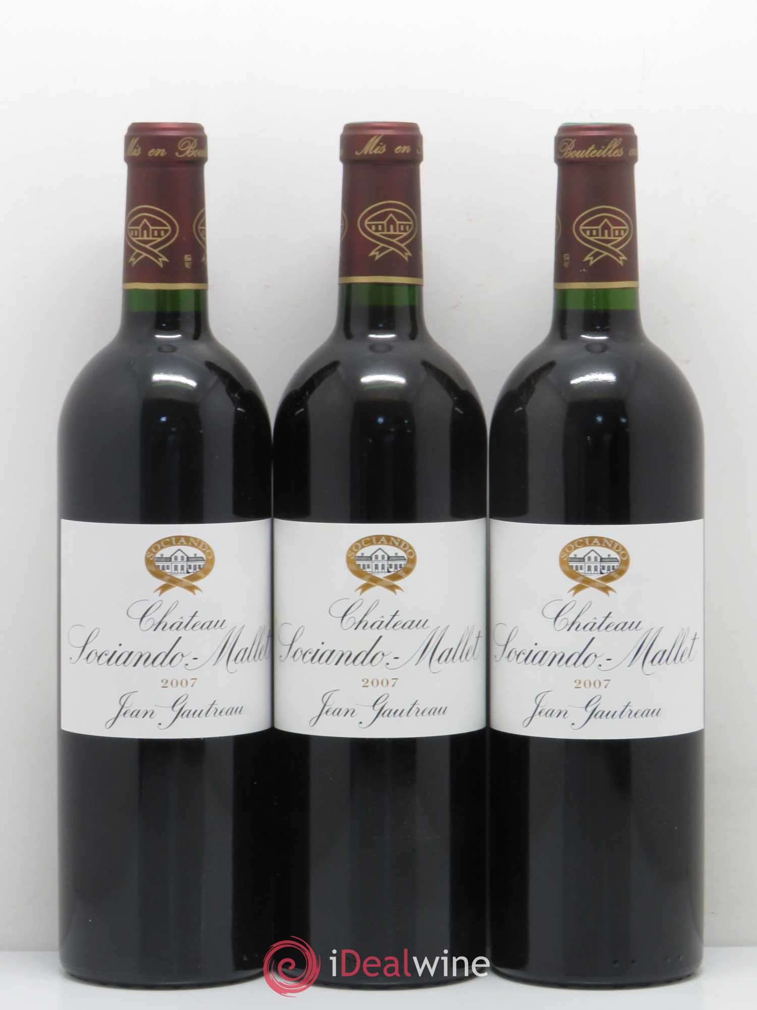 Château Sociando Mallet 2007 - Lot de 6 bouteilles - 2