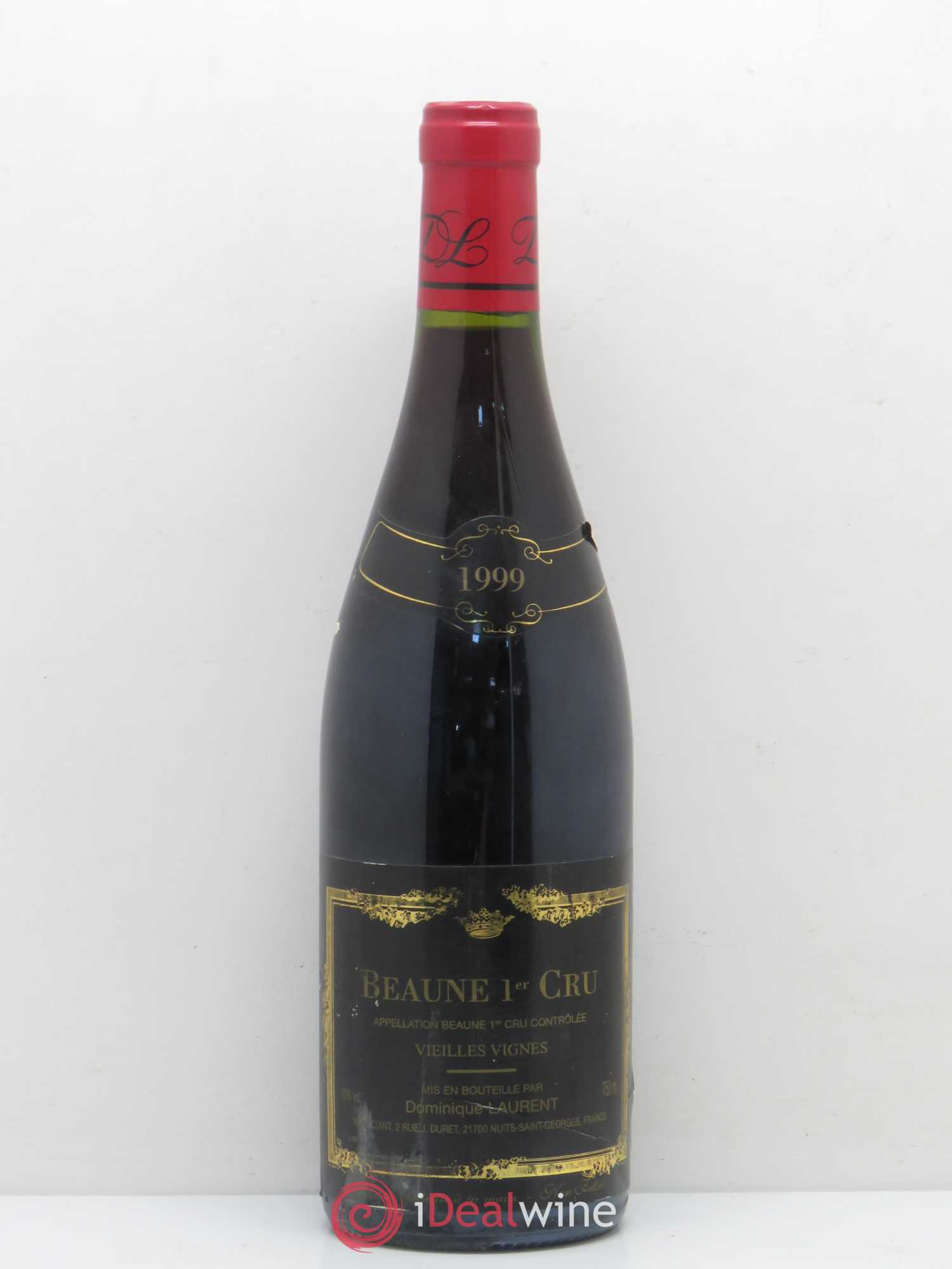 Beaune 1er Cru Vieilles Vignes Dominique Laurent 1999 - Lot de 1 bouteille - 0