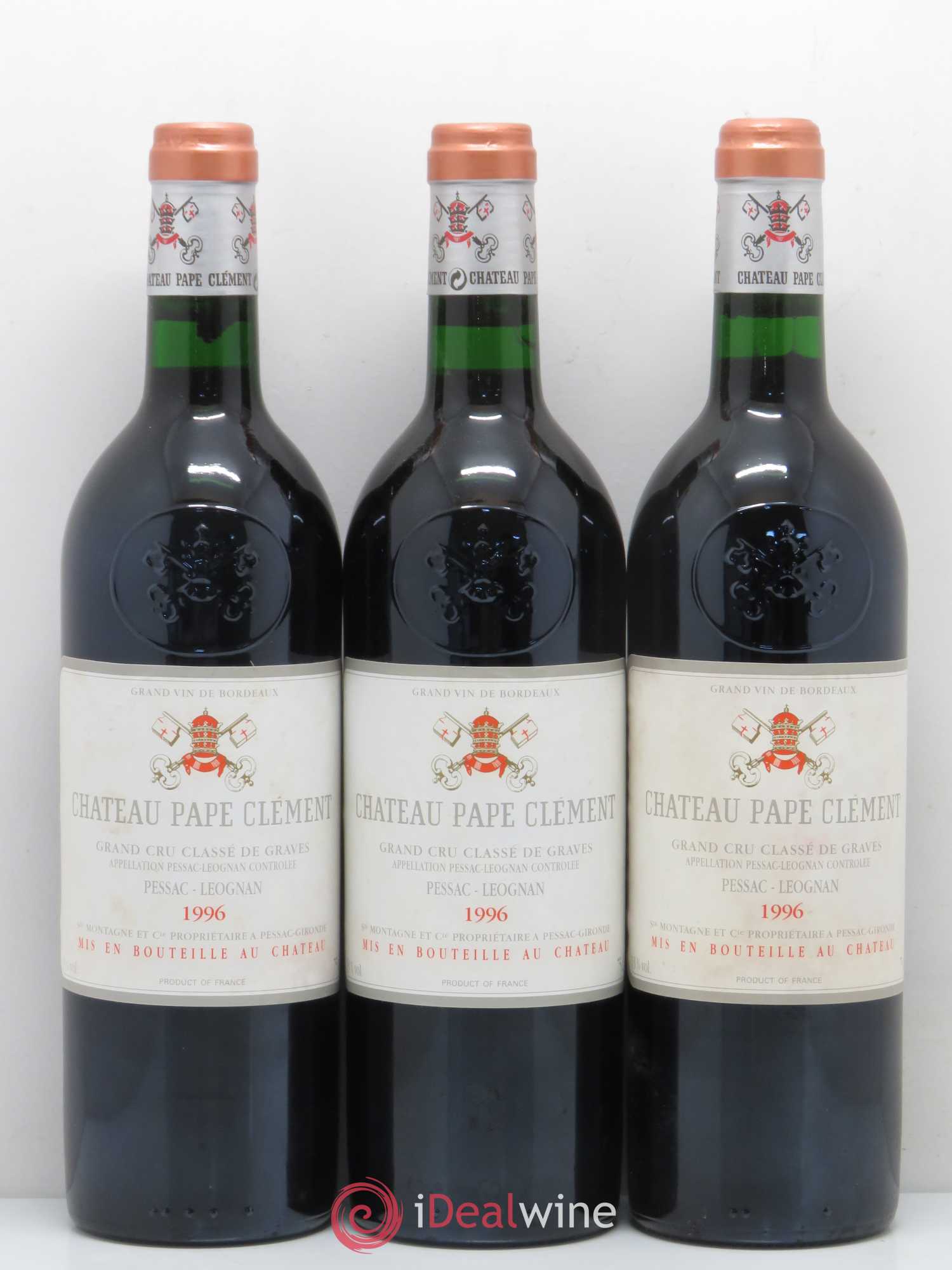 Château Pape Clément Cru Classé de Graves 1996 - Lot de 12 bouteilles - 2