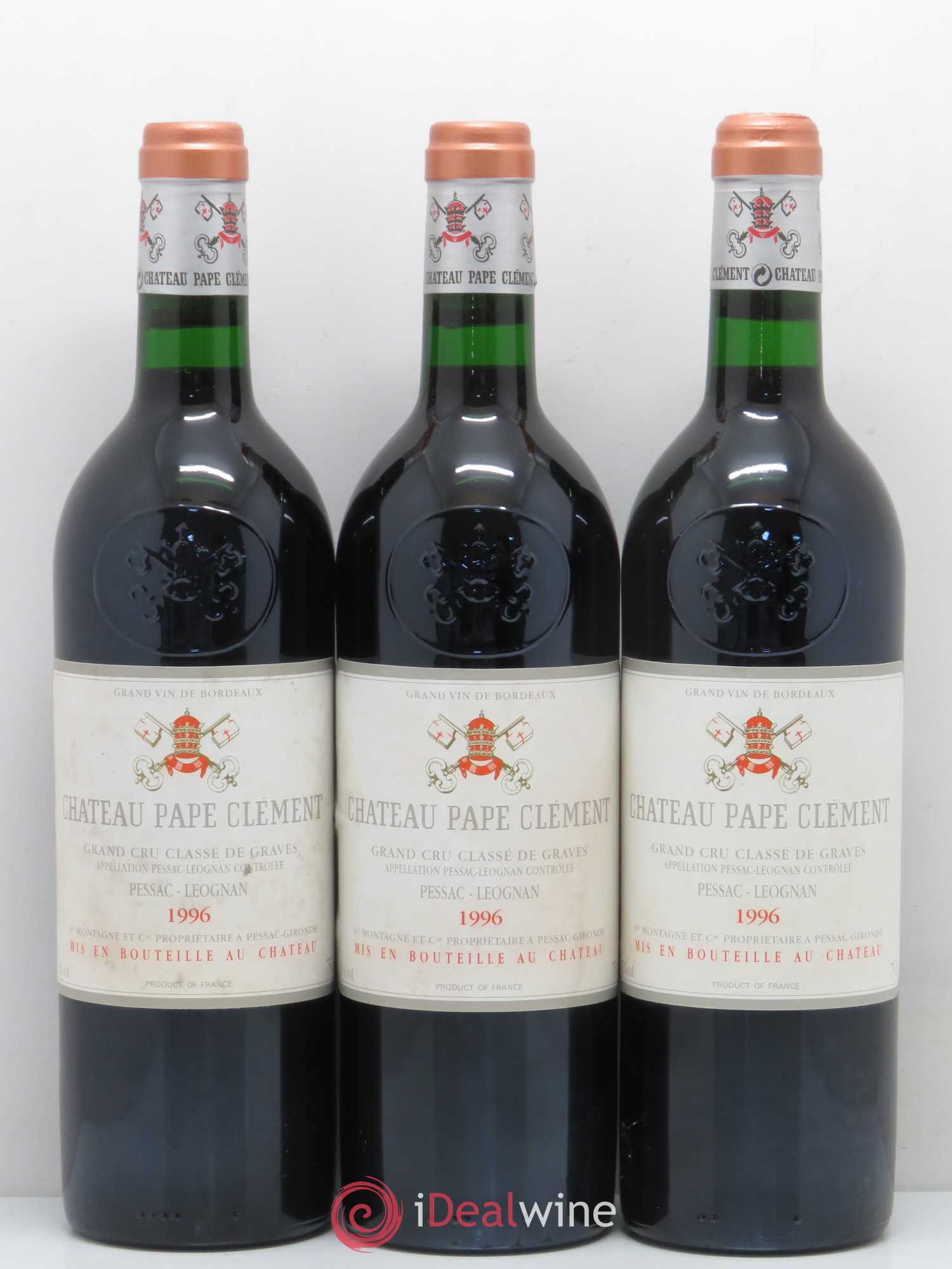 Château Pape Clément Cru Classé de Graves 1996 - Lot de 12 bouteilles - 3