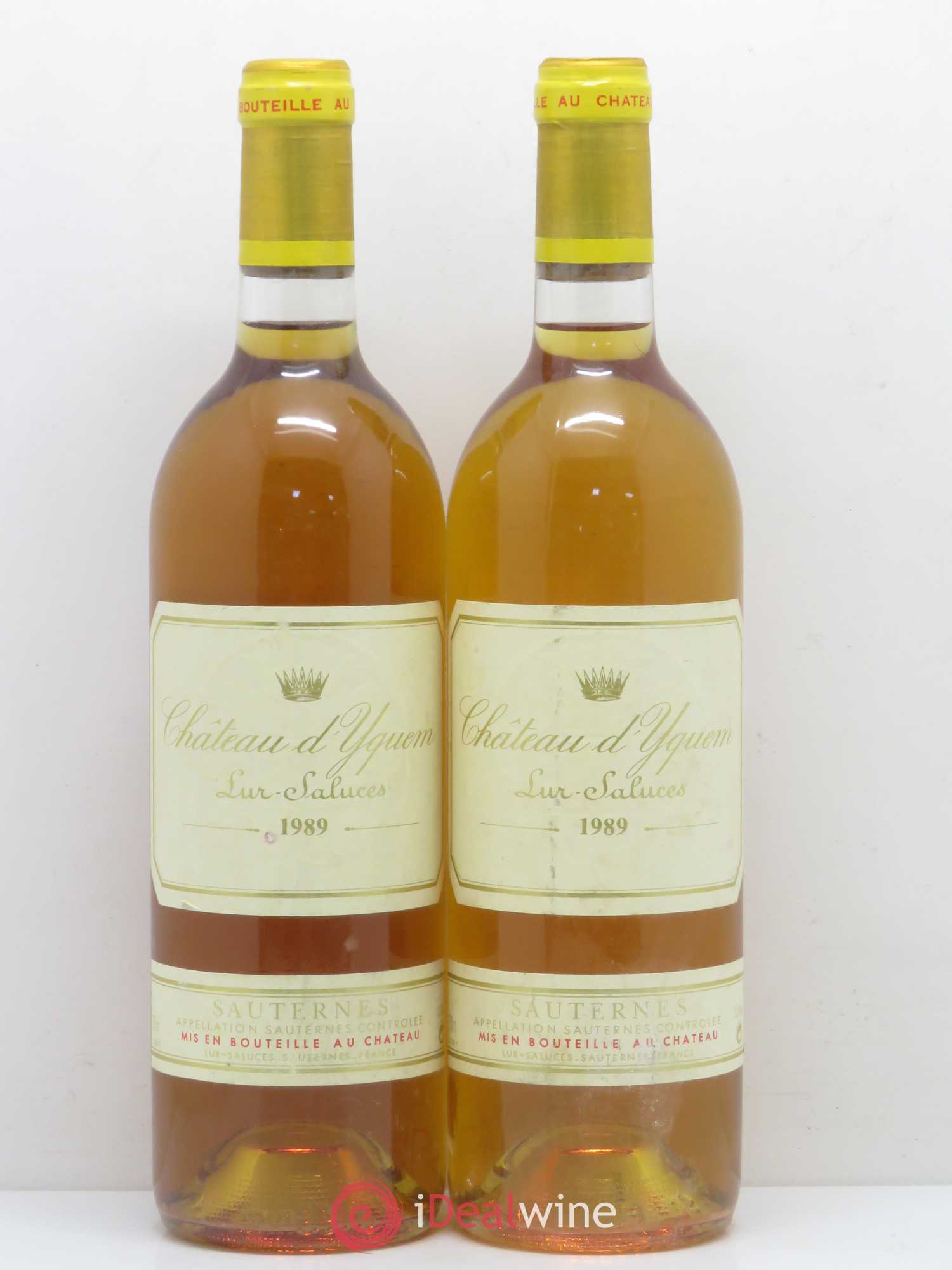Château d' Yquem 1er Cru Classé Supérieur 1989 - Lotto di 2 bottiglie - 0