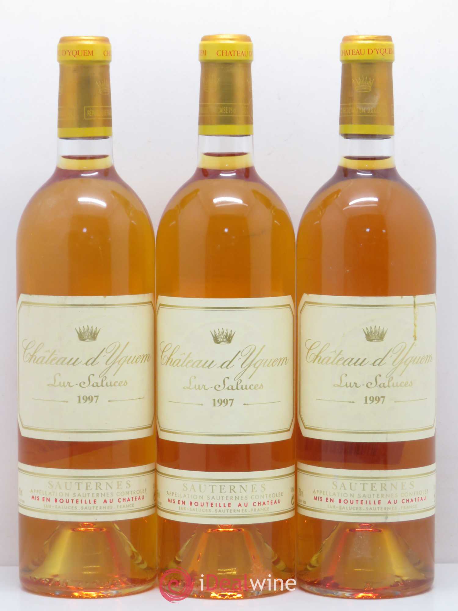 Château d' Yquem 1er Cru Classé Supérieur 1997 - Lotto di 3 bottiglie - 0