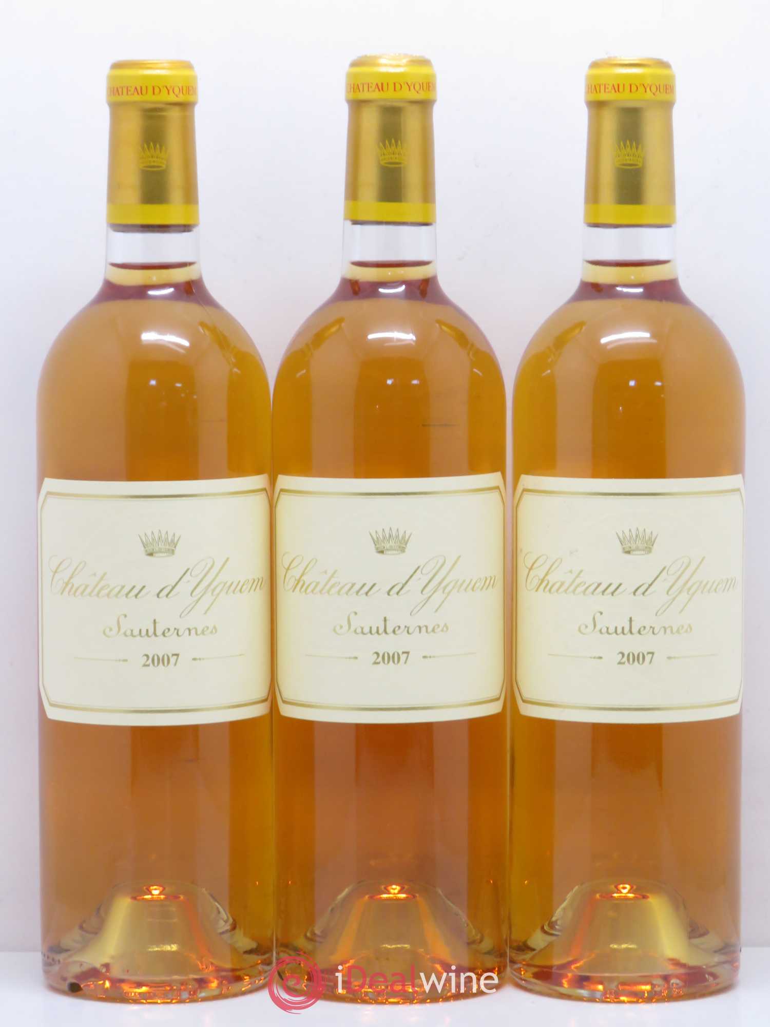 Château d' Yquem 1er Cru Classé Supérieur 2007 - Lotto di 3 bottiglie - 0