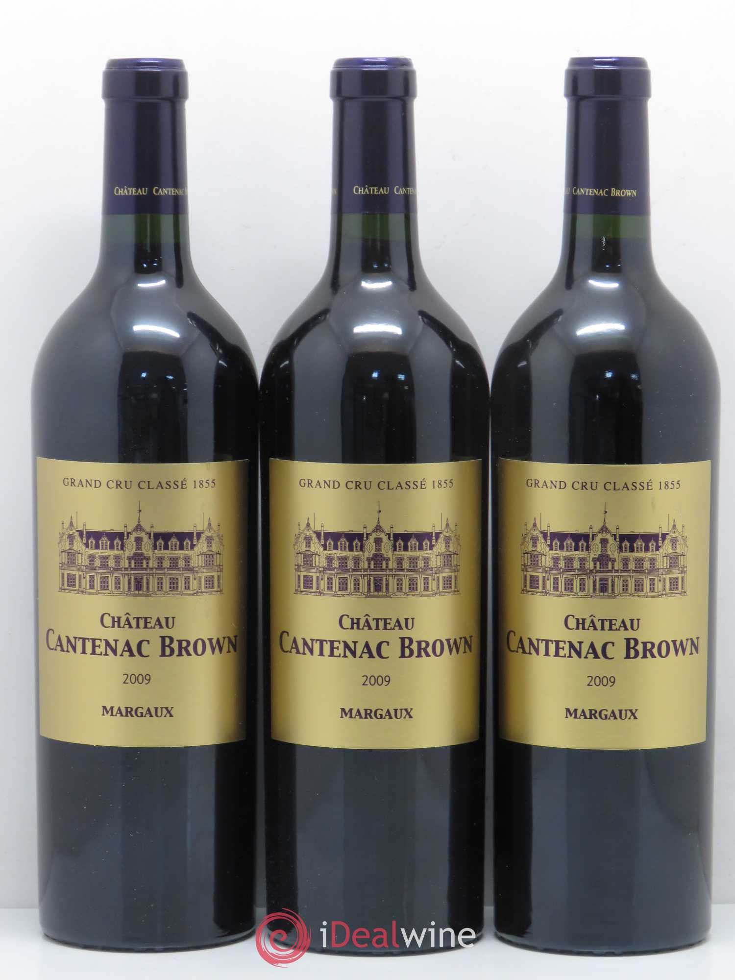 Château Cantenac Brown 3ème Grand Cru Classé 2009 - Lot de 3 bouteilles - 0