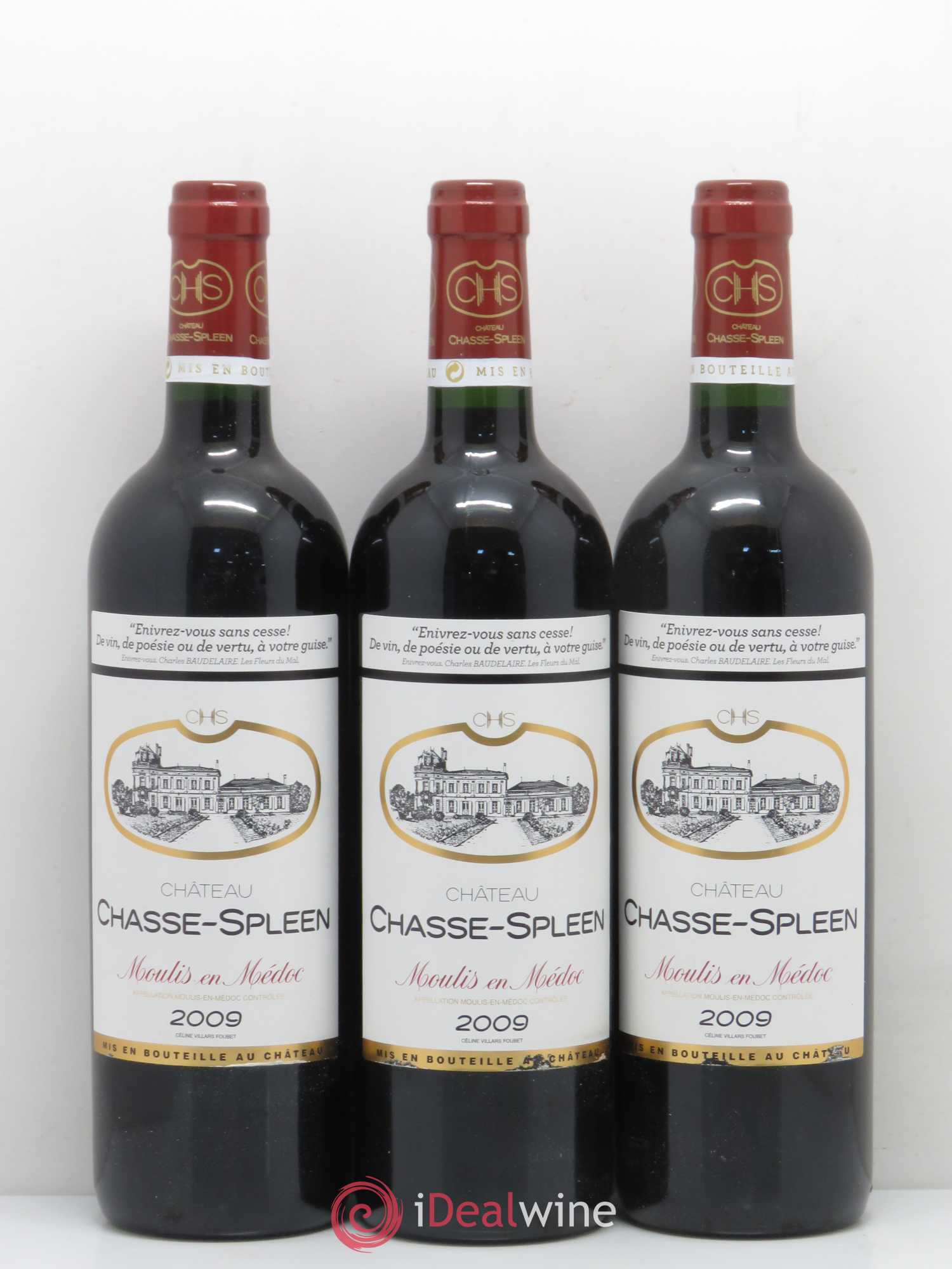 Château Chasse Spleen 2009 - Lot de 6 bouteilles - 2