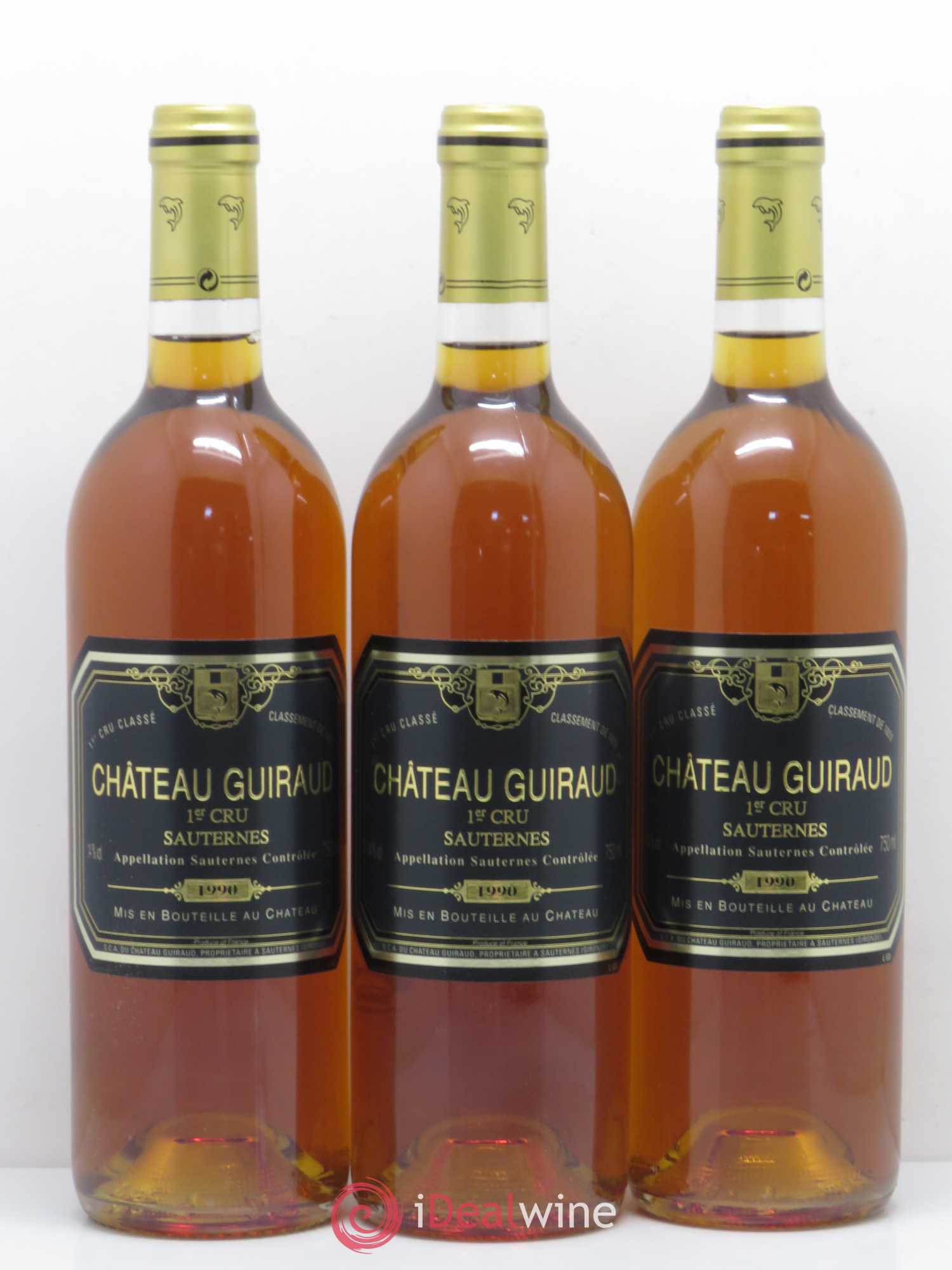 Château Guiraud 1er Grand Cru Classé 1990 - Lotto di 6 bottiglie - 2