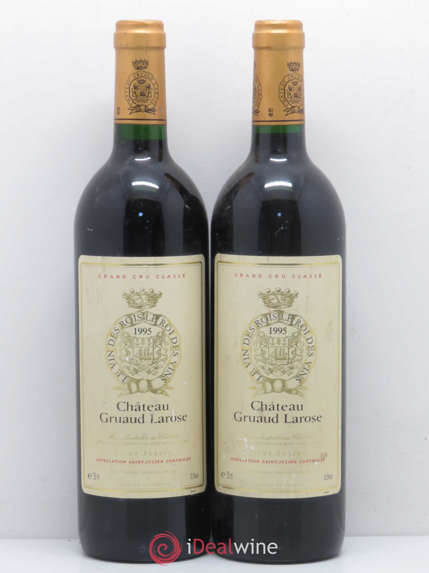 Château Gruaud Larose 2ème Grand Cru Classé 1995 - Lot de 2 bouteilles - 0