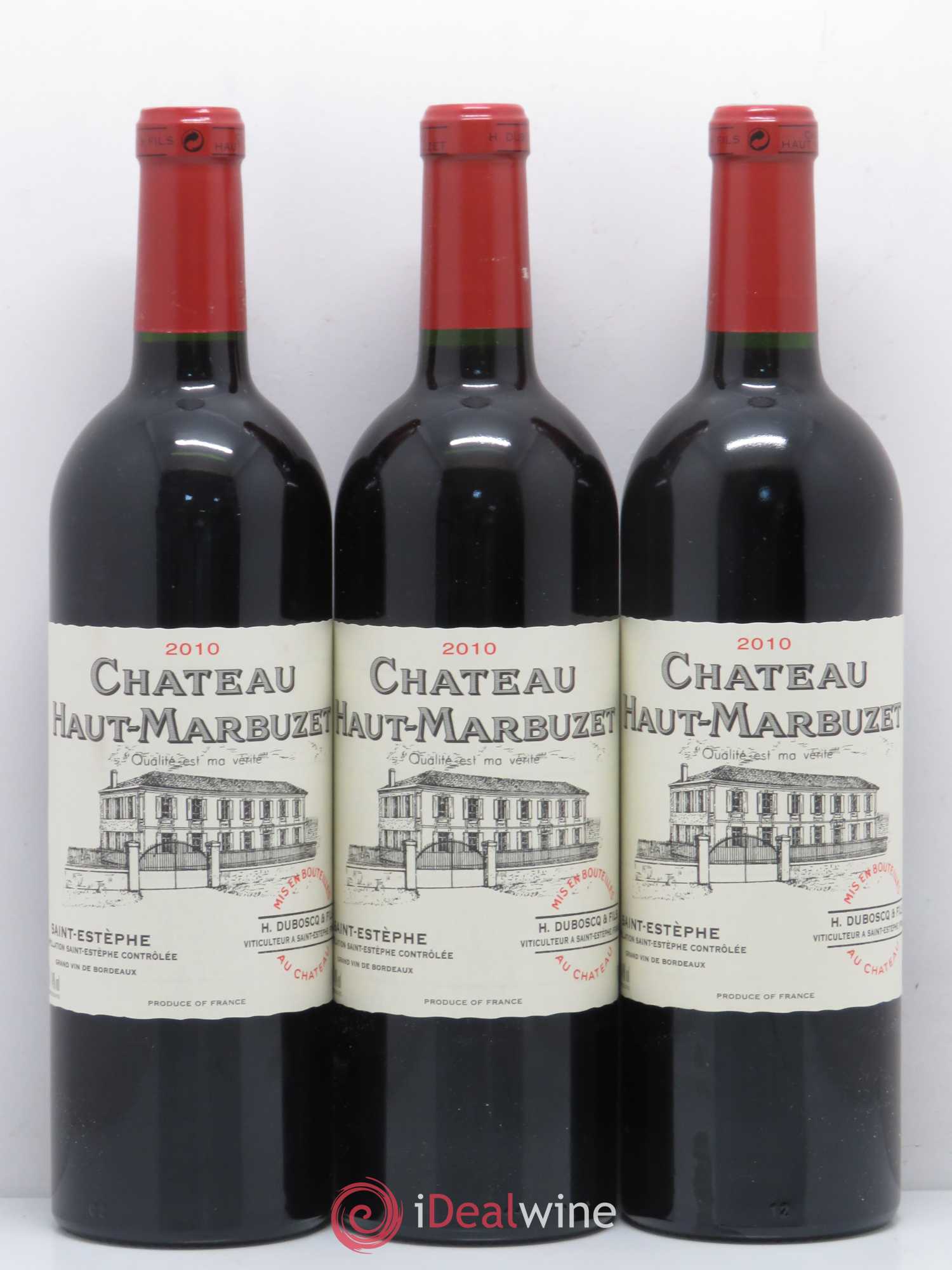 Château Haut Marbuzet 2010 - Lot de 6 bouteilles - 2