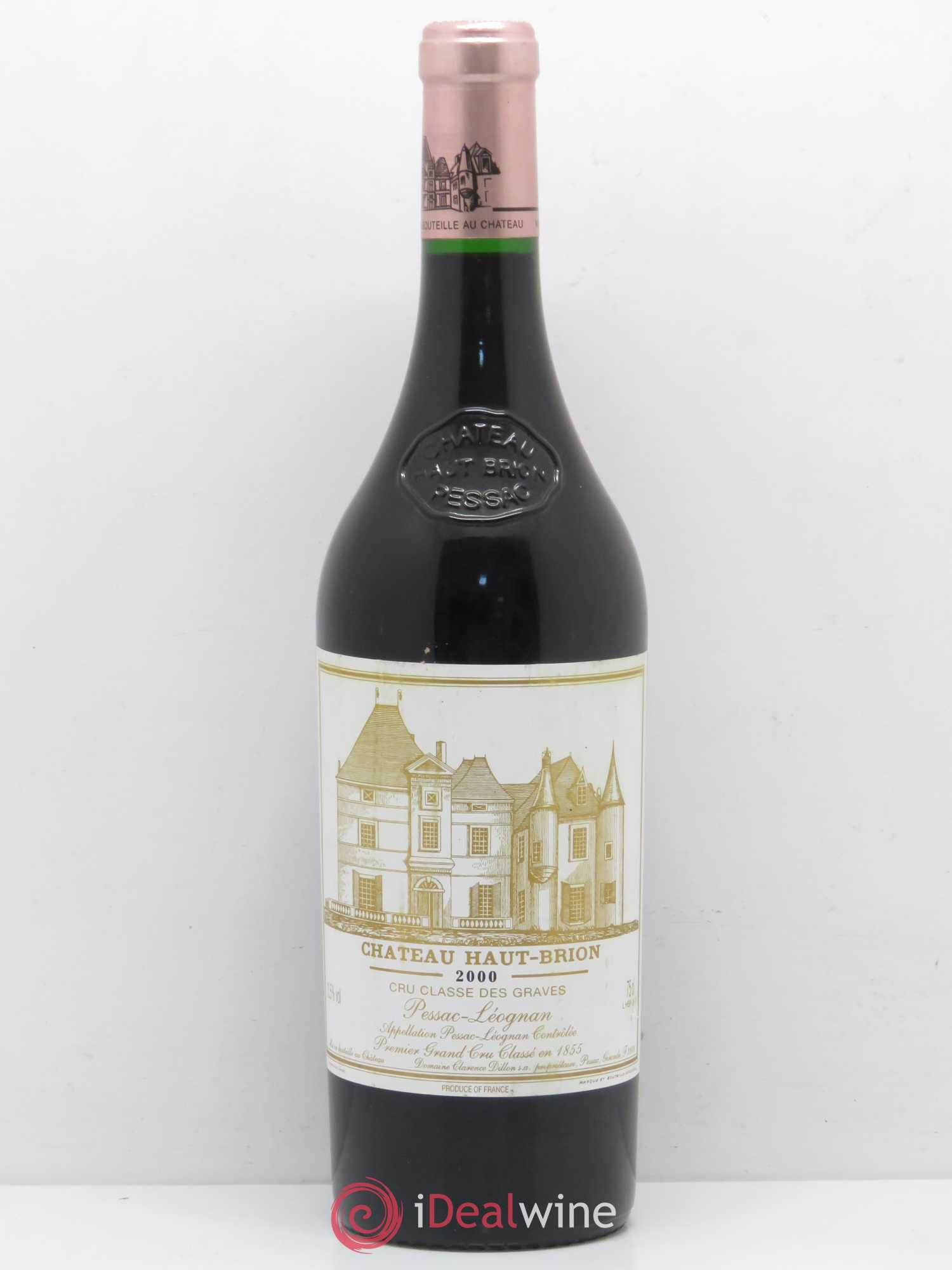 Château Haut Brion 1er Grand Cru Classé 2000 - Lot de 1 bouteille - 0