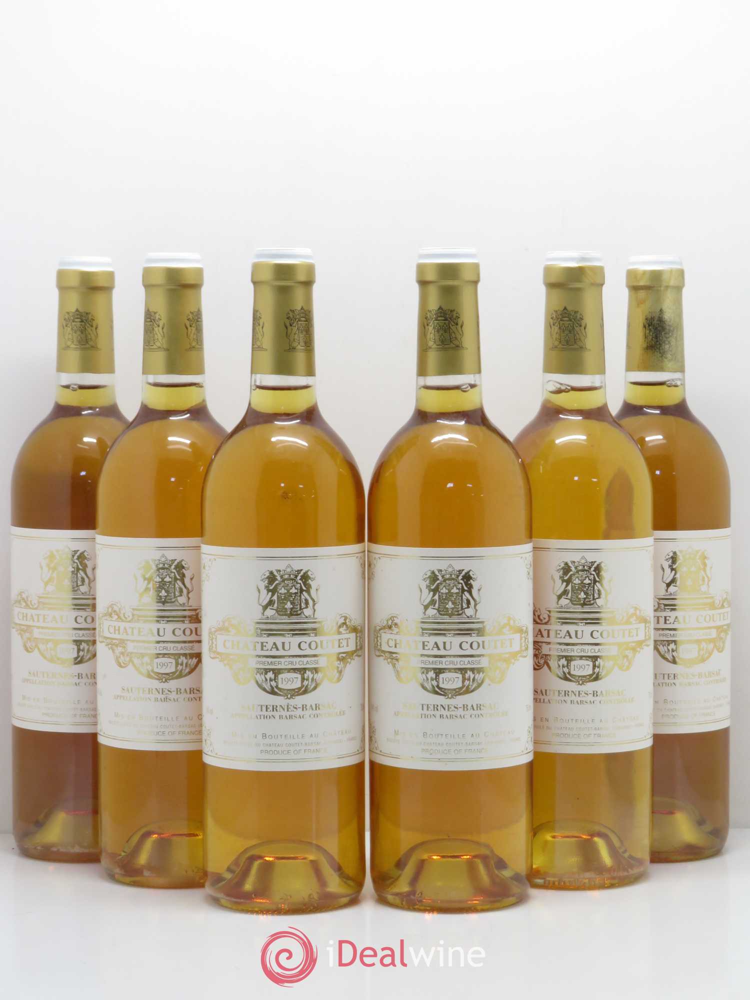 Château Coutet 1er Grand Cru Classé 1997 - Lotto di 6 bottiglie - 0