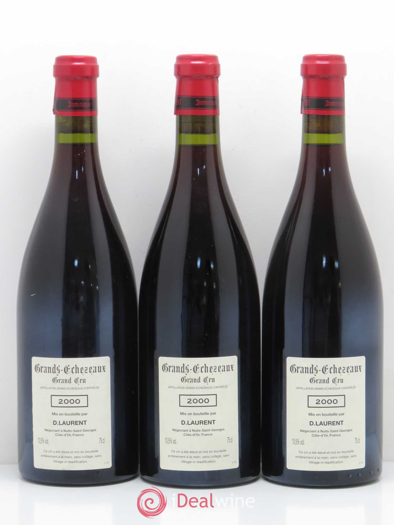 Grands-Echezeaux Grand Cru Dominique Laurent 2000 - Lot de 3 bouteilles - 1